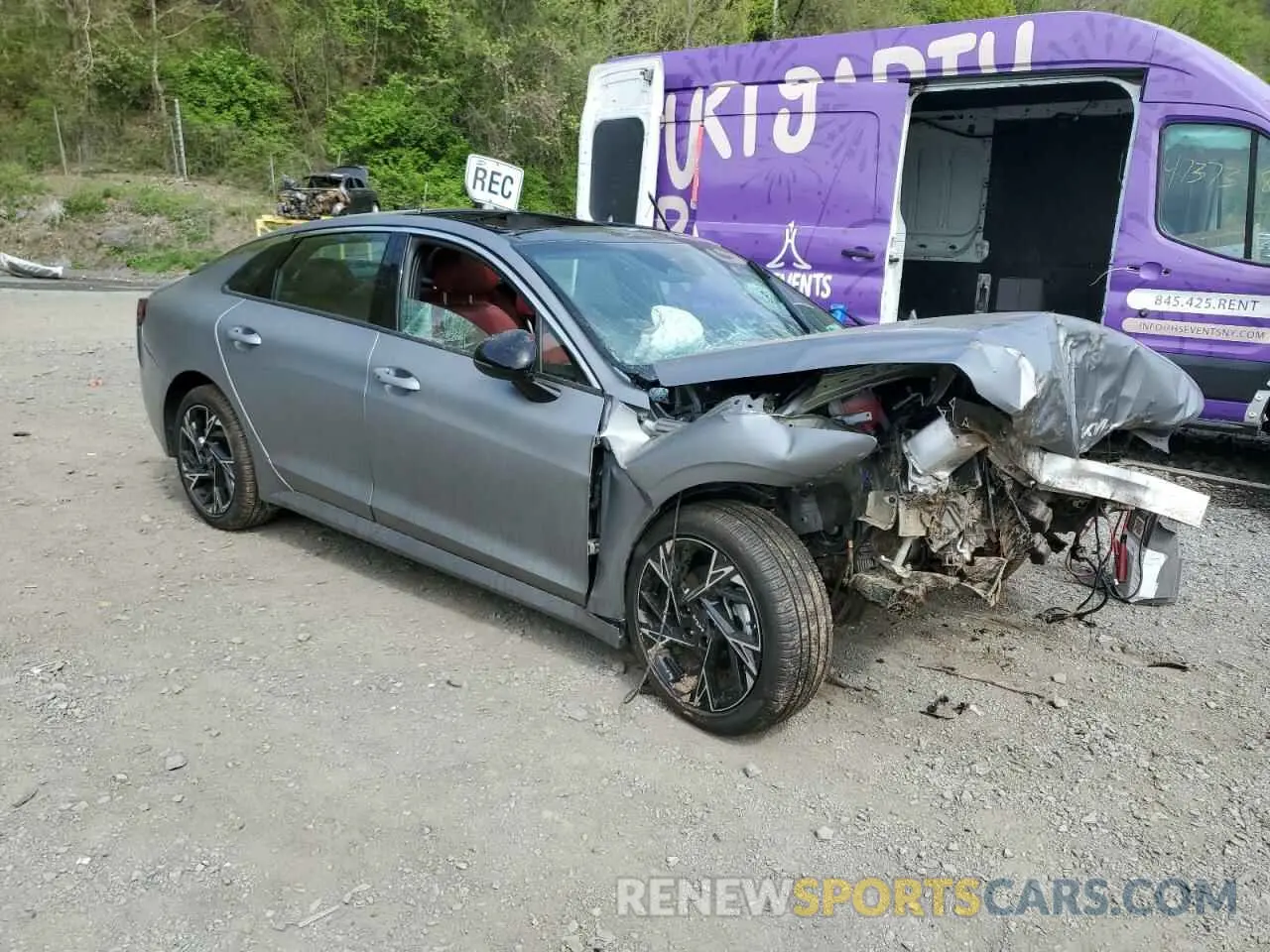 4 Photograph of a damaged car KNAG64J73S5331254 KIA K5 2025
