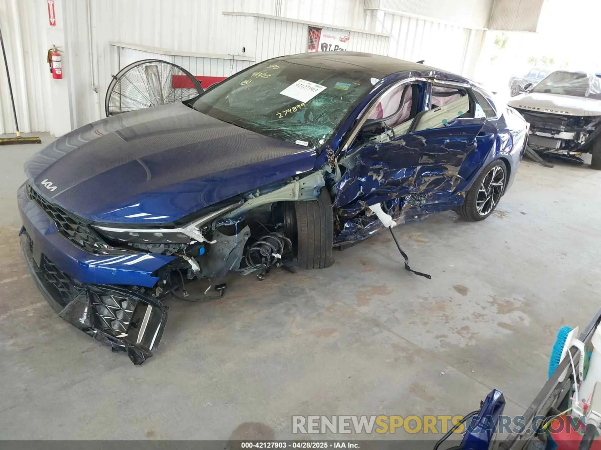2 Photograph of a damaged car KNAG64J74S5274899 KIA K5 2025