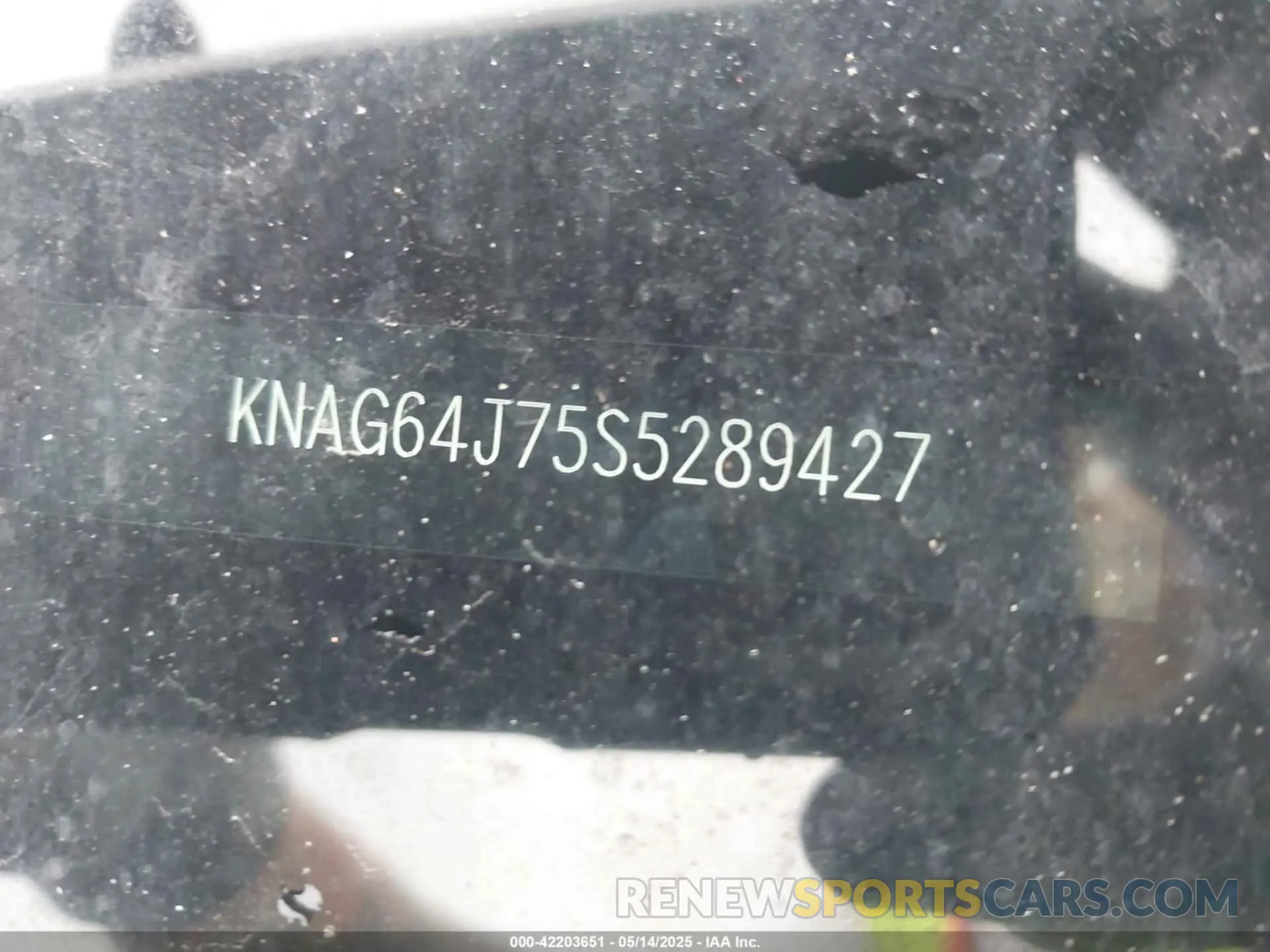 17 Photograph of a damaged car KNAG64J75S5289427 KIA K5 2025