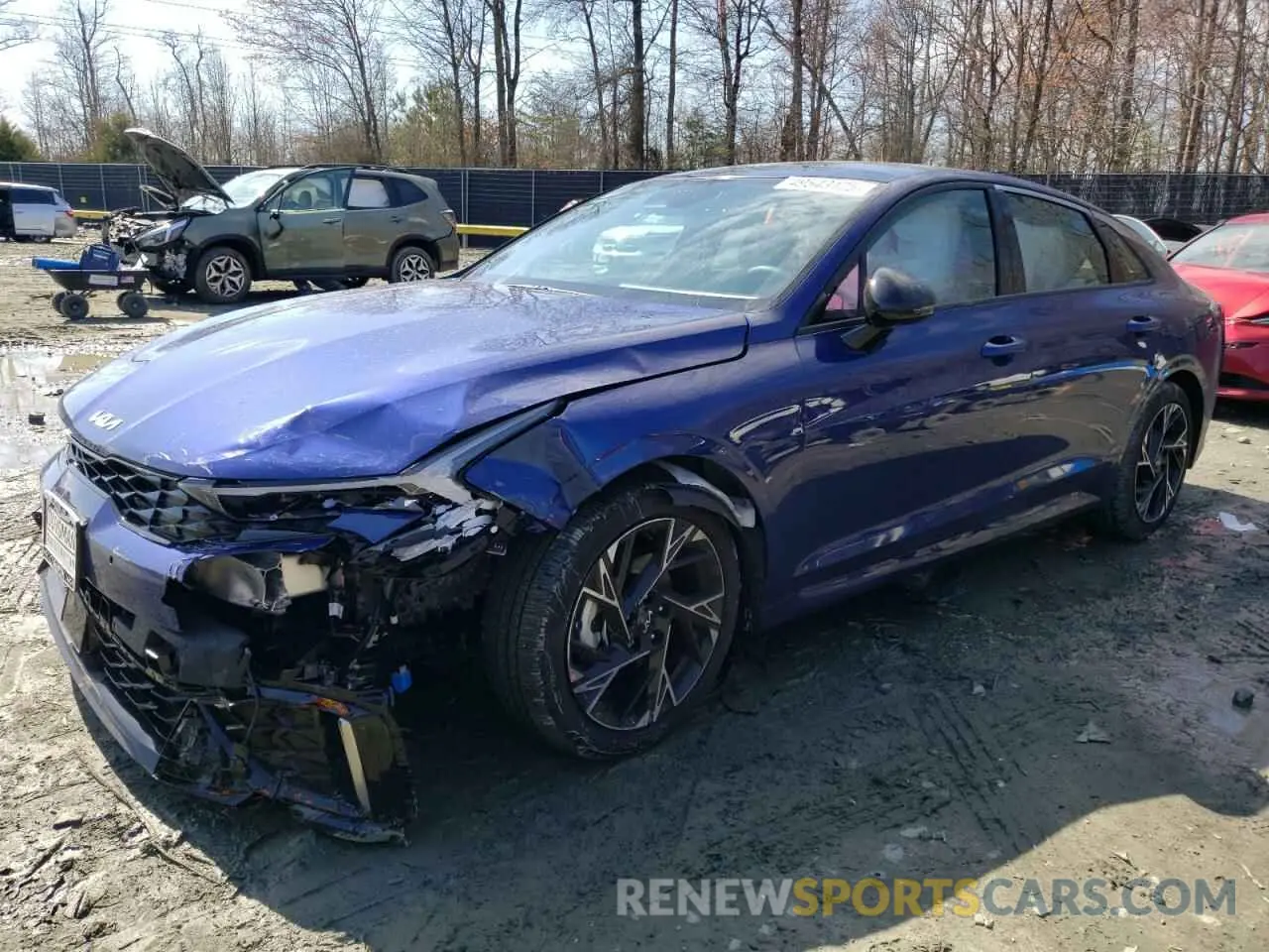1 Photograph of a damaged car KNAG64J75S5350579 KIA K5 2025