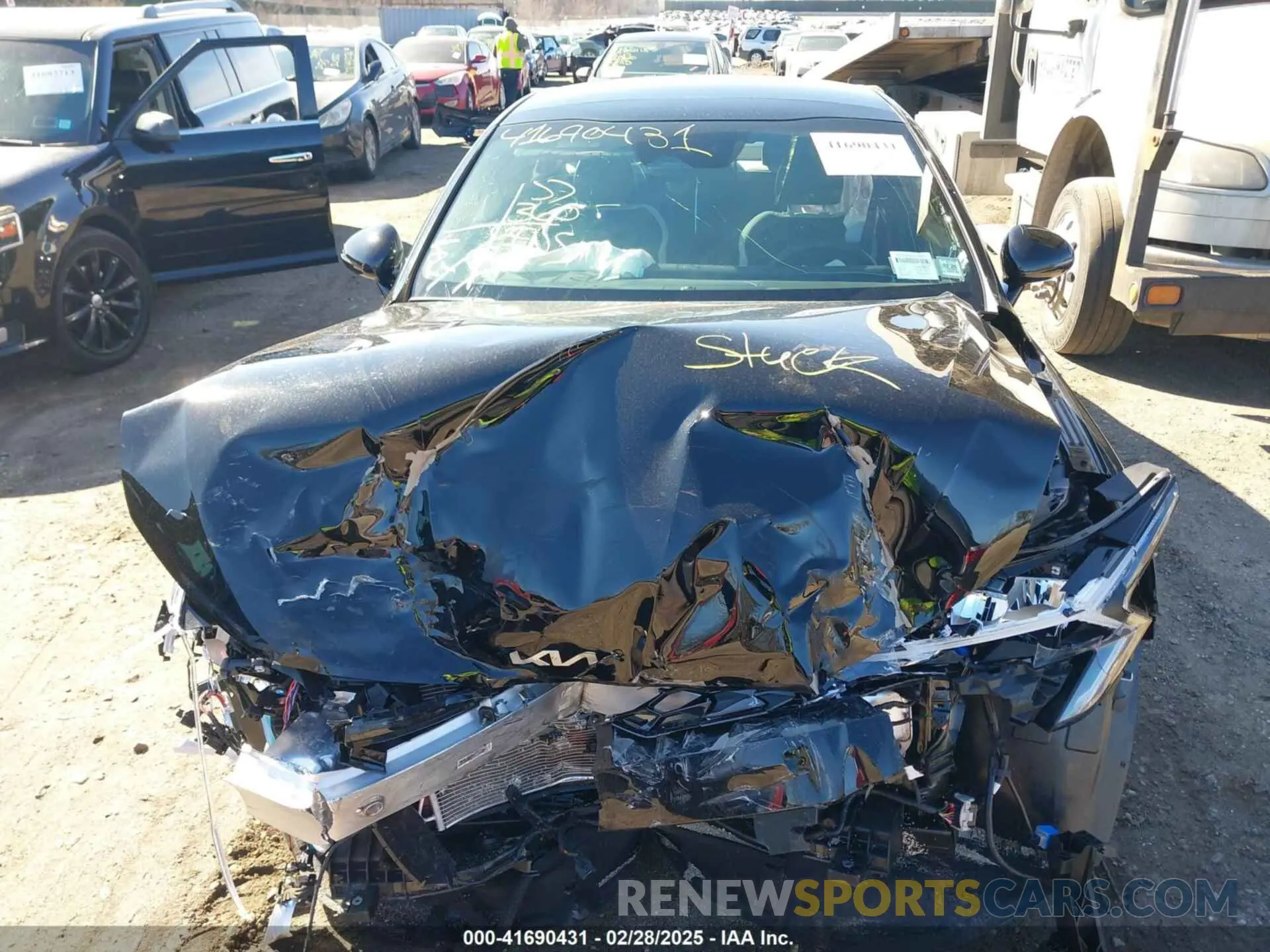 12 Photograph of a damaged car KNAG64J76S5348307 KIA K5 2025