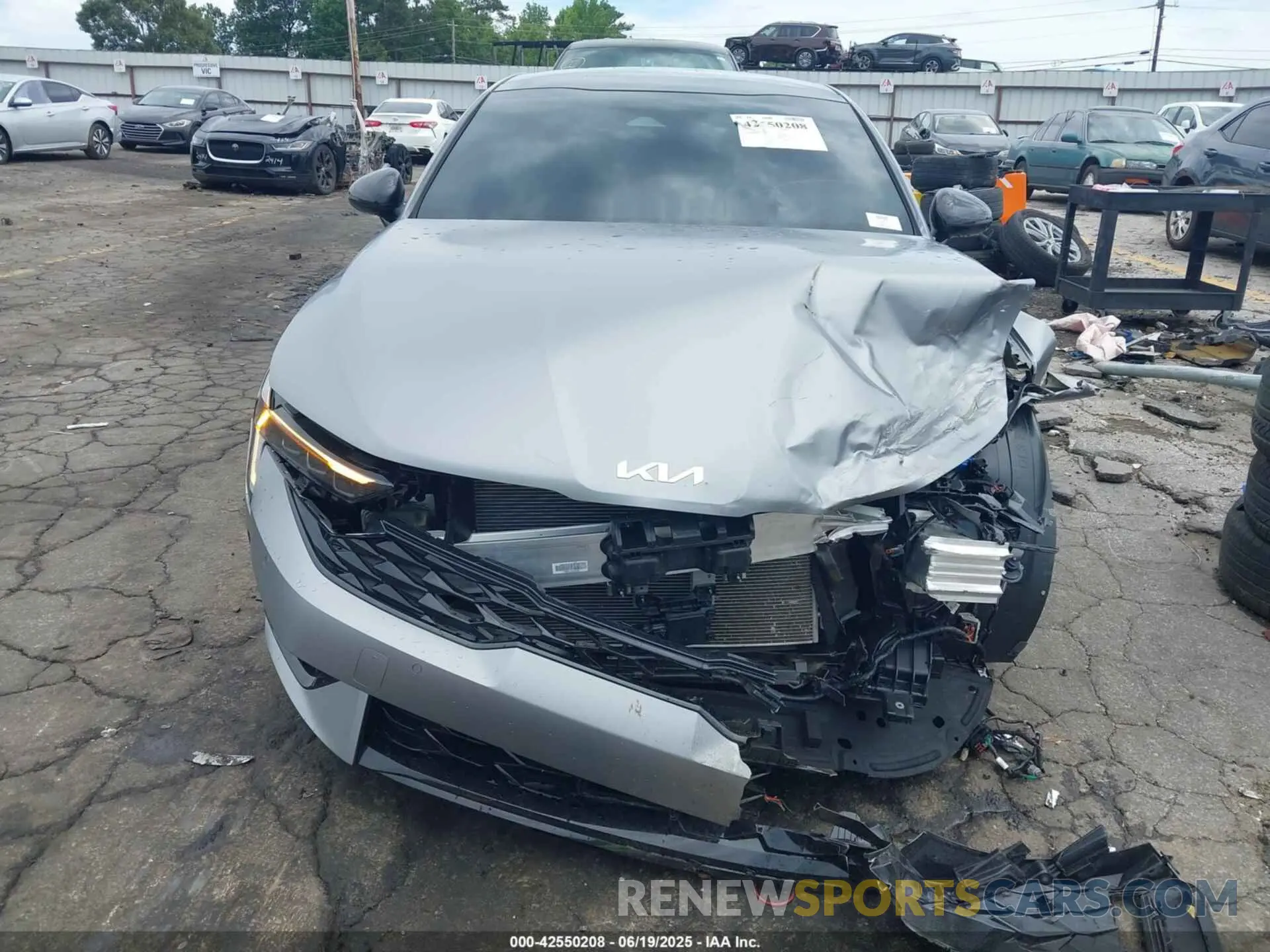 12 Photograph of a damaged car KNAG64J76S5358688 KIA K5 2025