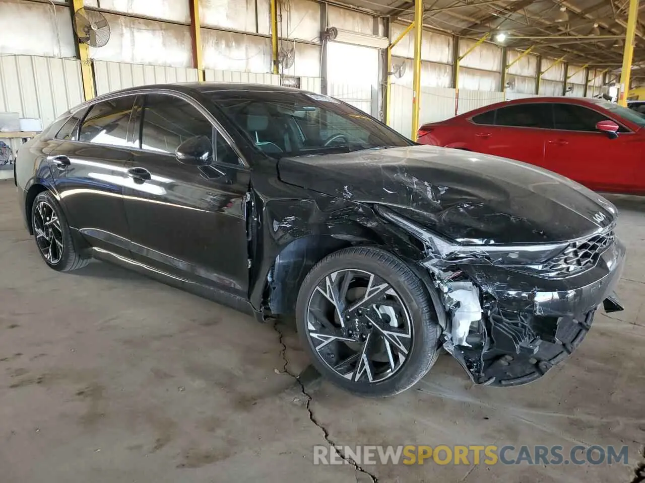 4 Photograph of a damaged car KNAG64J78S5284870 KIA K5 2025