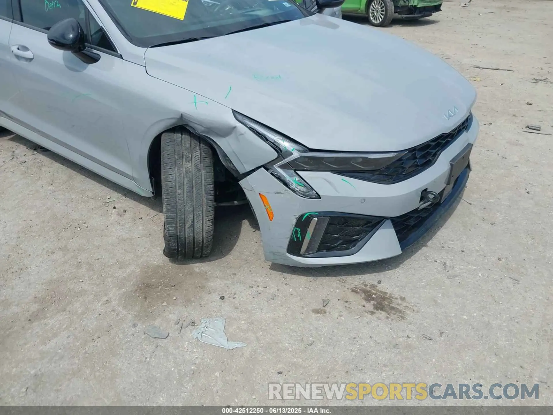 6 Photograph of a damaged car KNAG64J78S5297442 KIA K5 2025