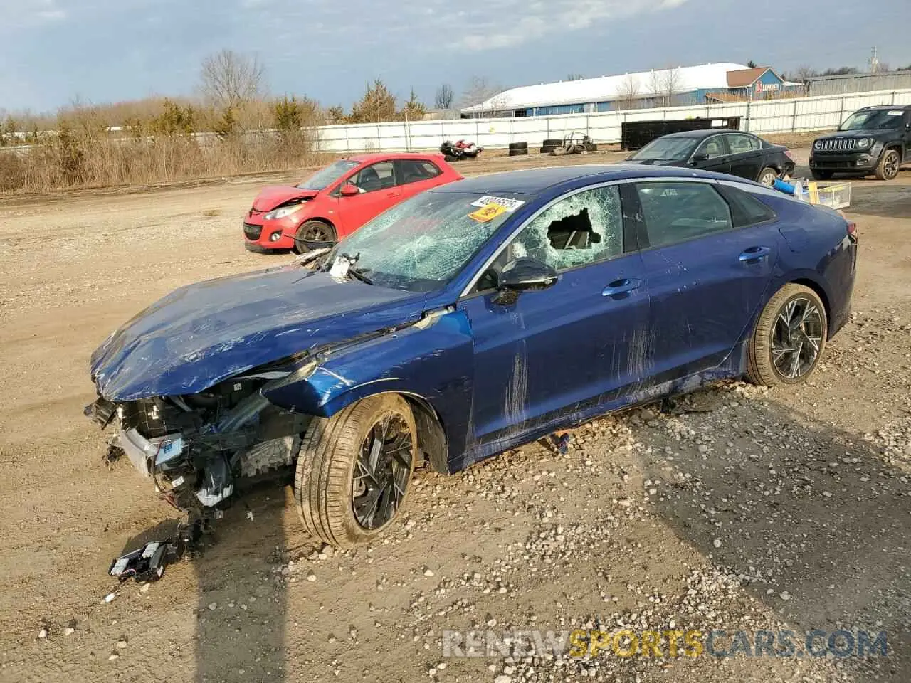 1 Photograph of a damaged car KNAG64J78S5322341 KIA K5 2025