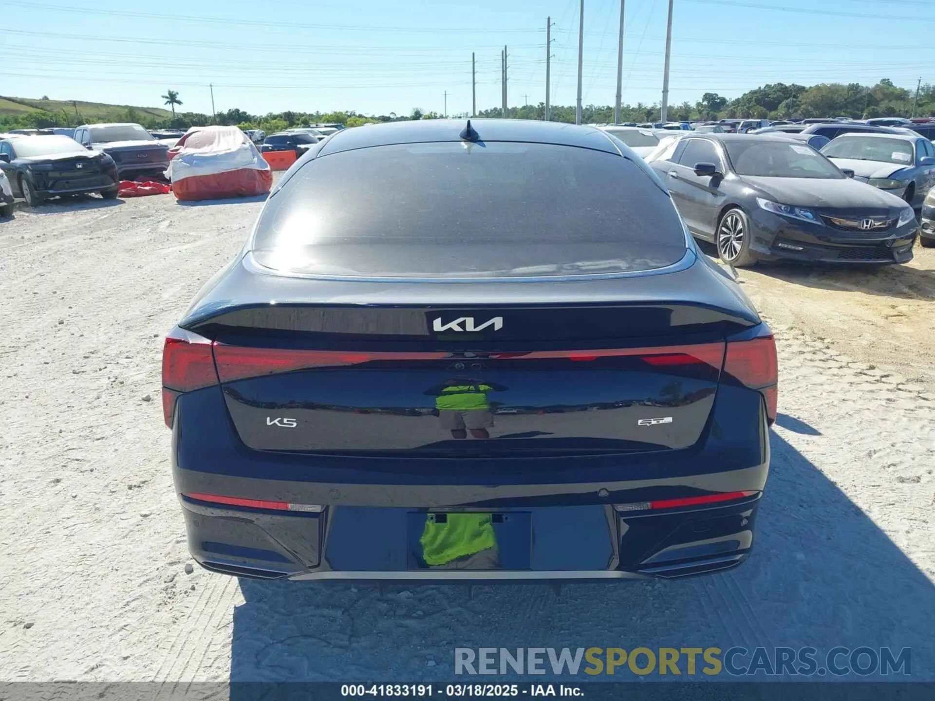 16 Photograph of a damaged car KNAG64J78S5330990 KIA K5 2025