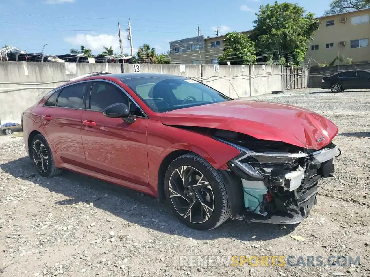 4 Photograph of a damaged car KNAG64J79S5281041 KIA K5 2025