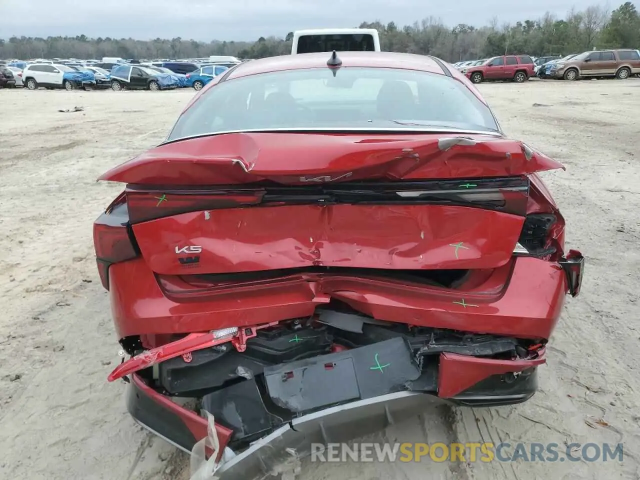 6 Photograph of a damaged car KNAG64J7XS5302110 KIA K5 2025