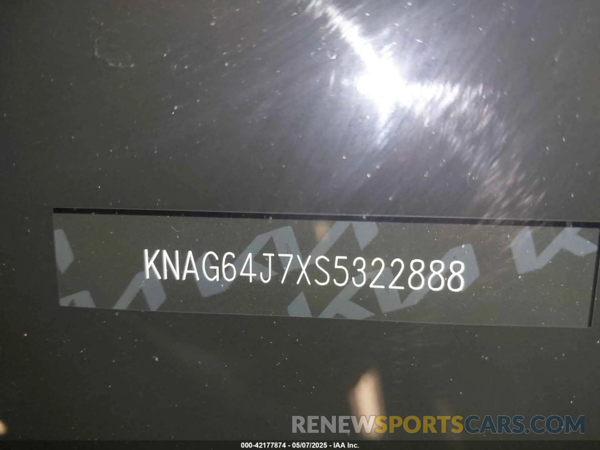 18 Photograph of a damaged car KNAG64J7XS5322888 KIA K5 2025