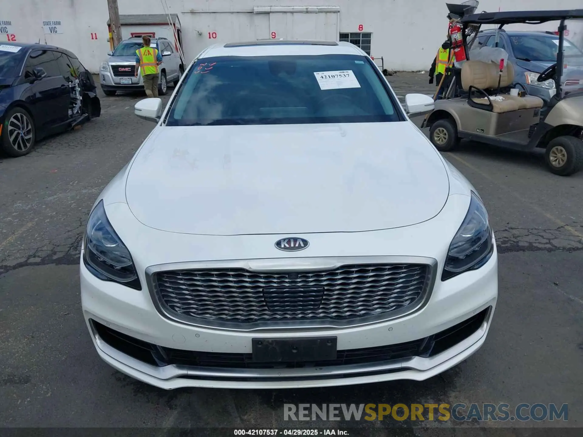 12 Photograph of a damaged car KNAS34J66K6010426 KIA K900 2019