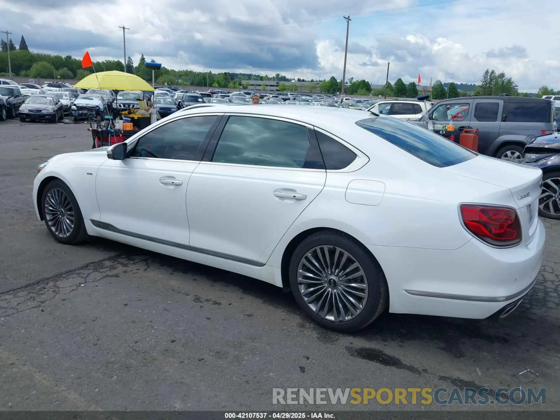 3 Photograph of a damaged car KNAS34J66K6010426 KIA K900 2019