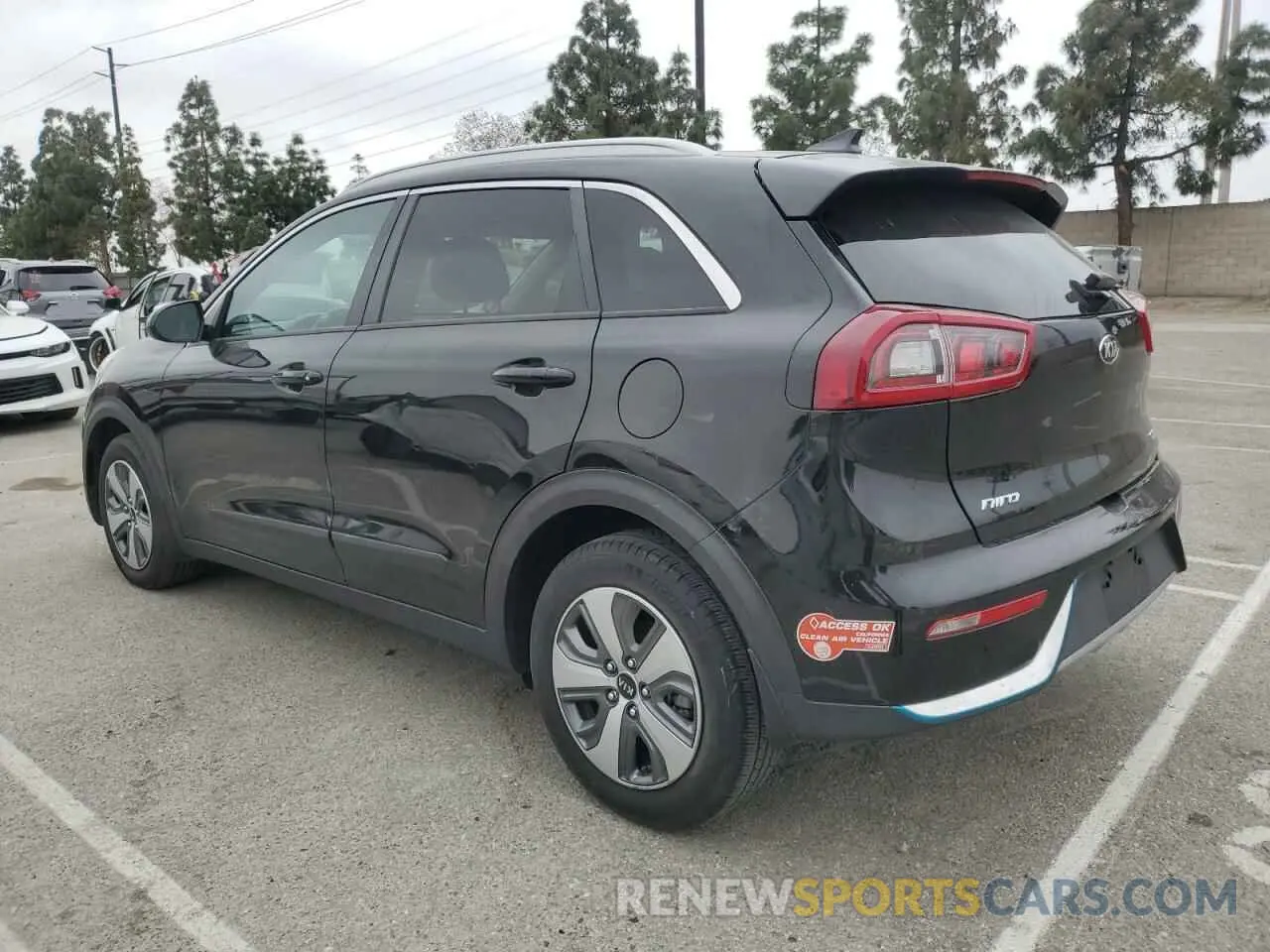 2 Photograph of a damaged car KNDCB3LC0K5341113 KIA NIRO 2019