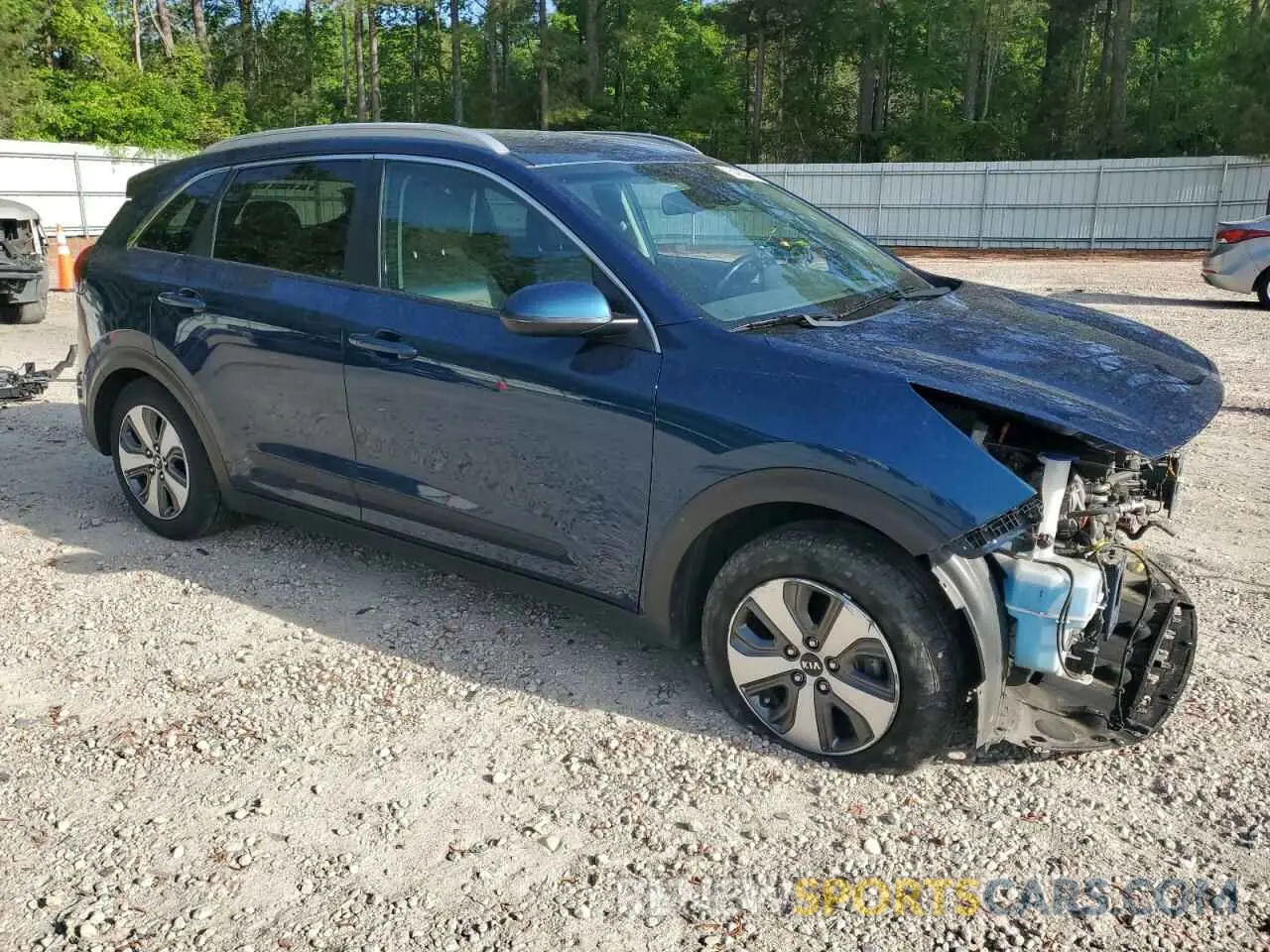 4 Photograph of a damaged car KNDCB3LC1K5296974 KIA NIRO 2019