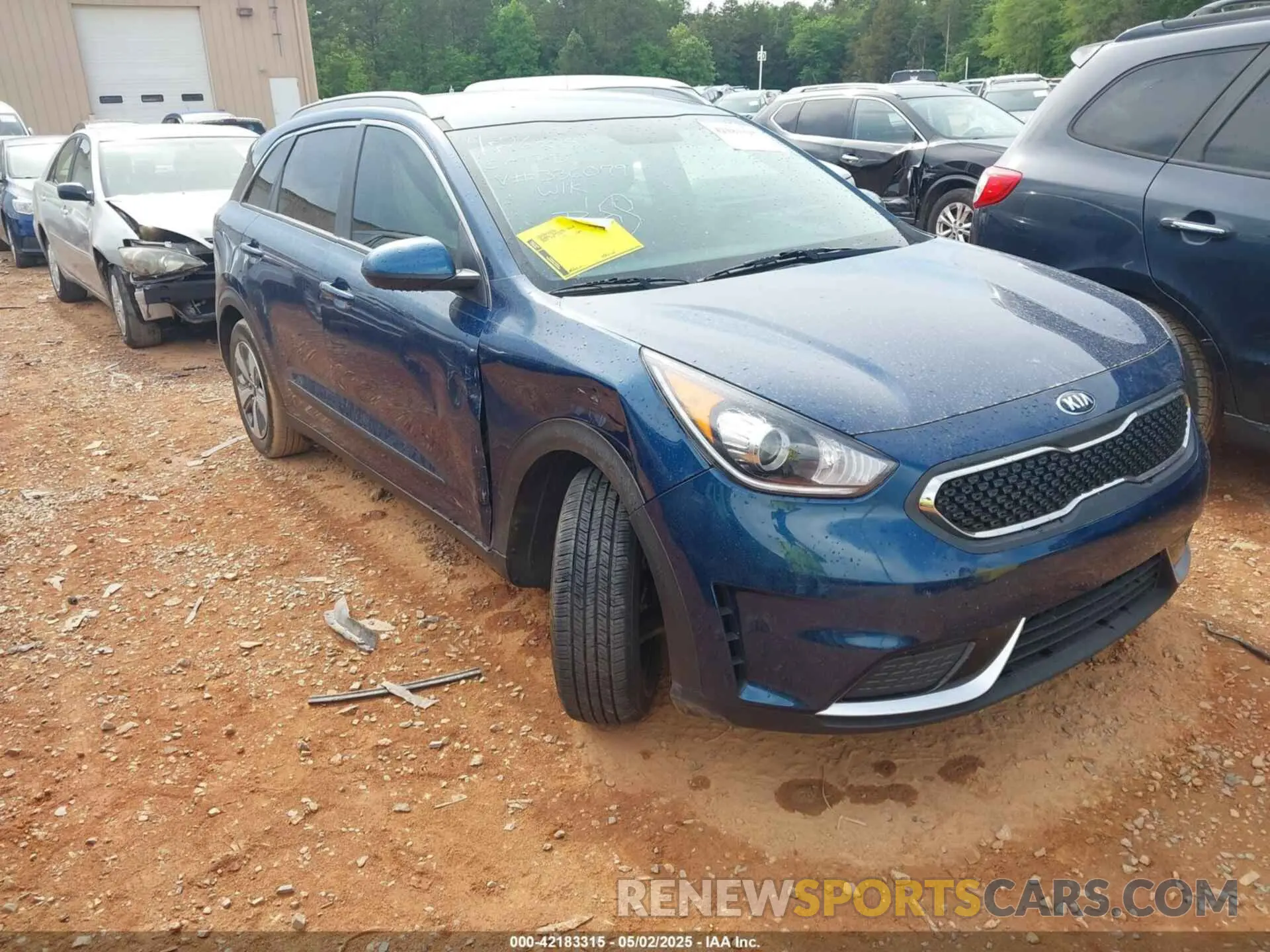 1 Photograph of a damaged car KNDCB3LC1K5336079 KIA NIRO 2019