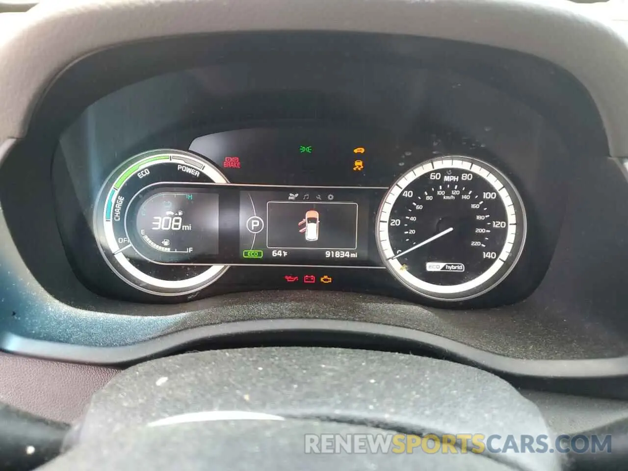 9 Photograph of a damaged car KNDCB3LC2K5334311 KIA NIRO 2019