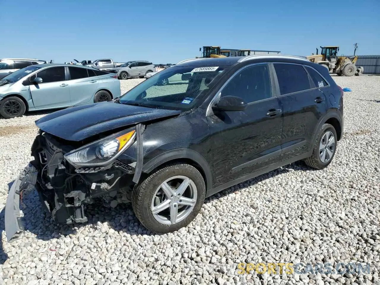 1 Photograph of a damaged car KNDCB3LC3K5240941 KIA NIRO 2019