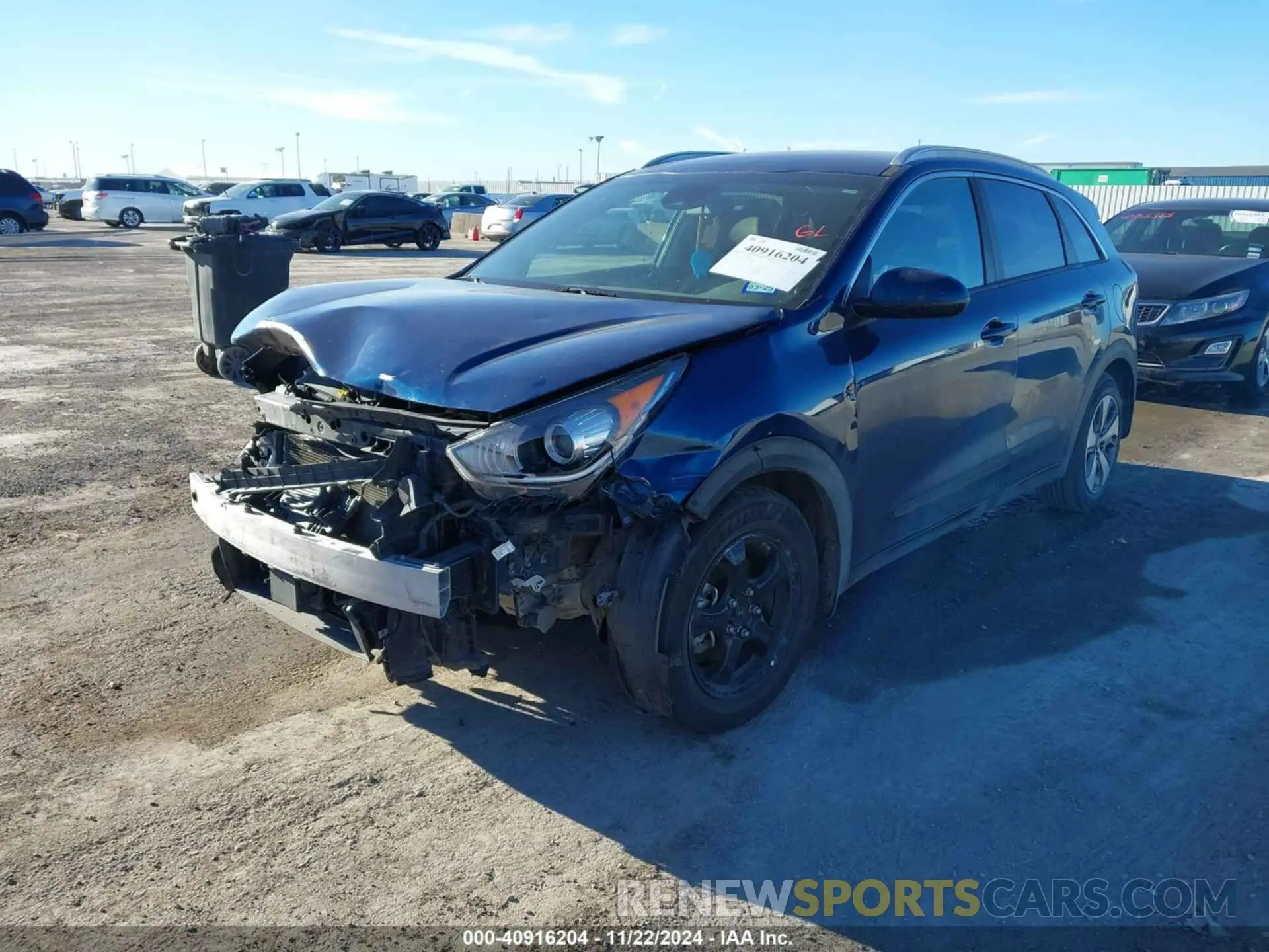 2 Photograph of a damaged car KNDCB3LC3K5294921 KIA NIRO 2019