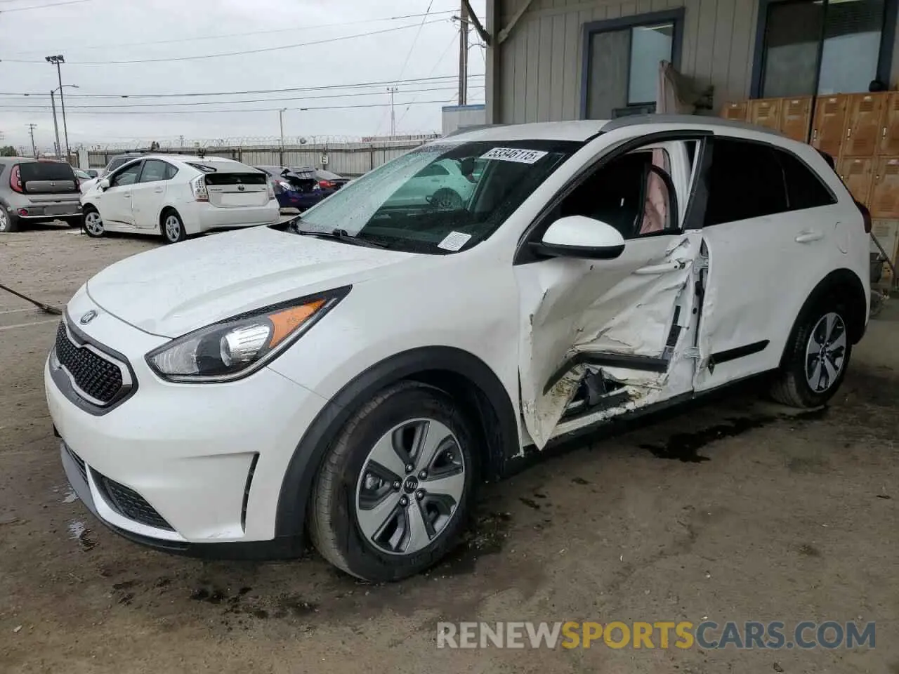 1 Photograph of a damaged car KNDCB3LC4K5305022 KIA NIRO 2019