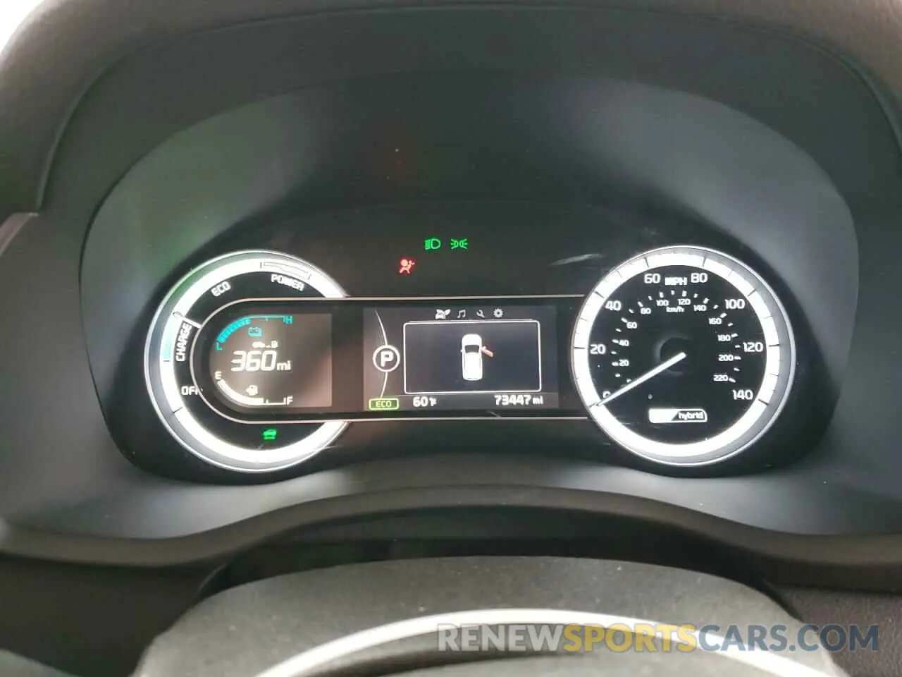 9 Photograph of a damaged car KNDCB3LC4K5305022 KIA NIRO 2019