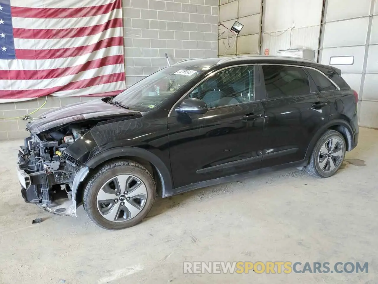 1 Photograph of a damaged car KNDCB3LC4K5306896 KIA NIRO 2019