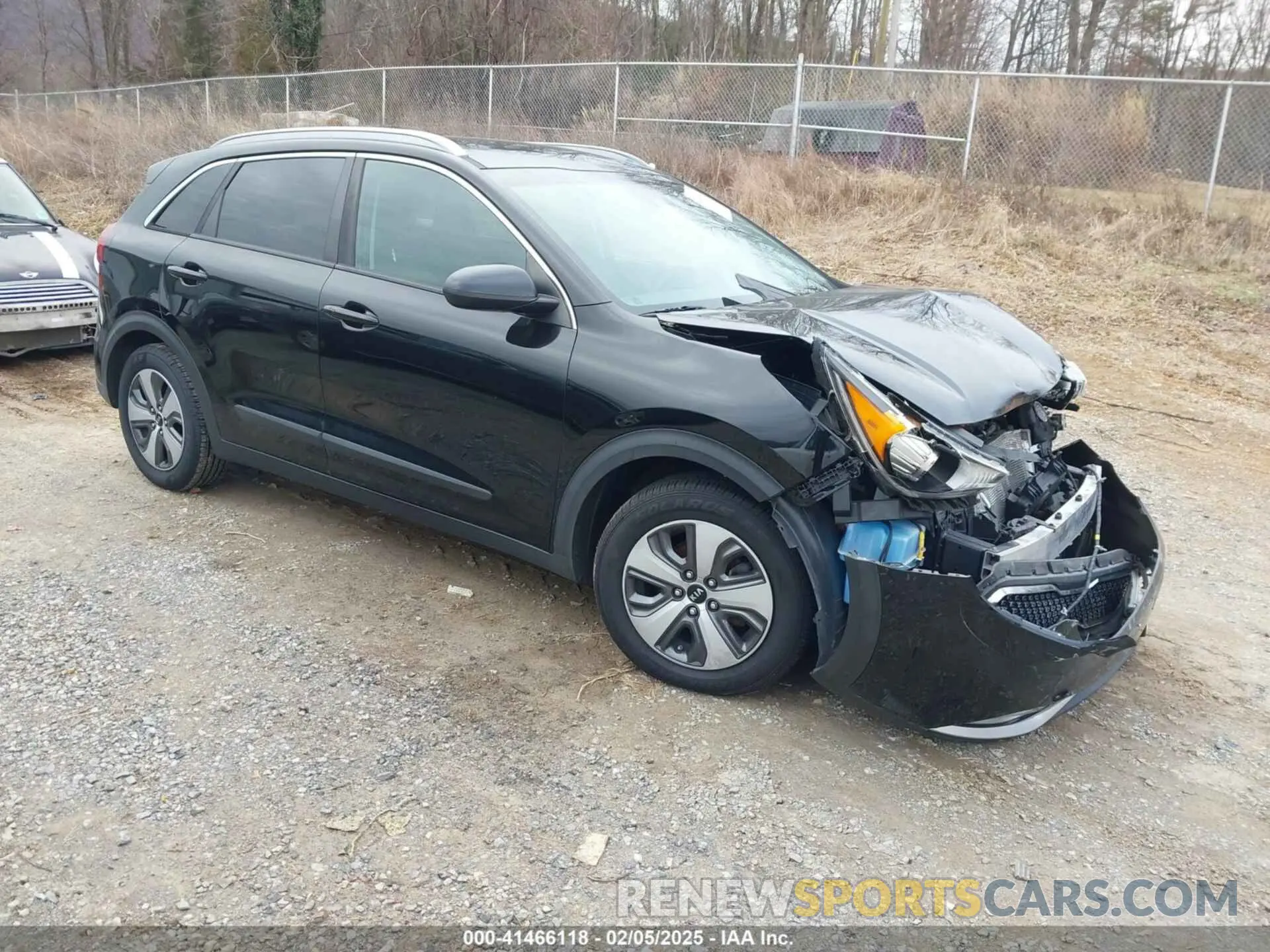 1 Photograph of a damaged car KNDCB3LC4K5326047 KIA NIRO 2019