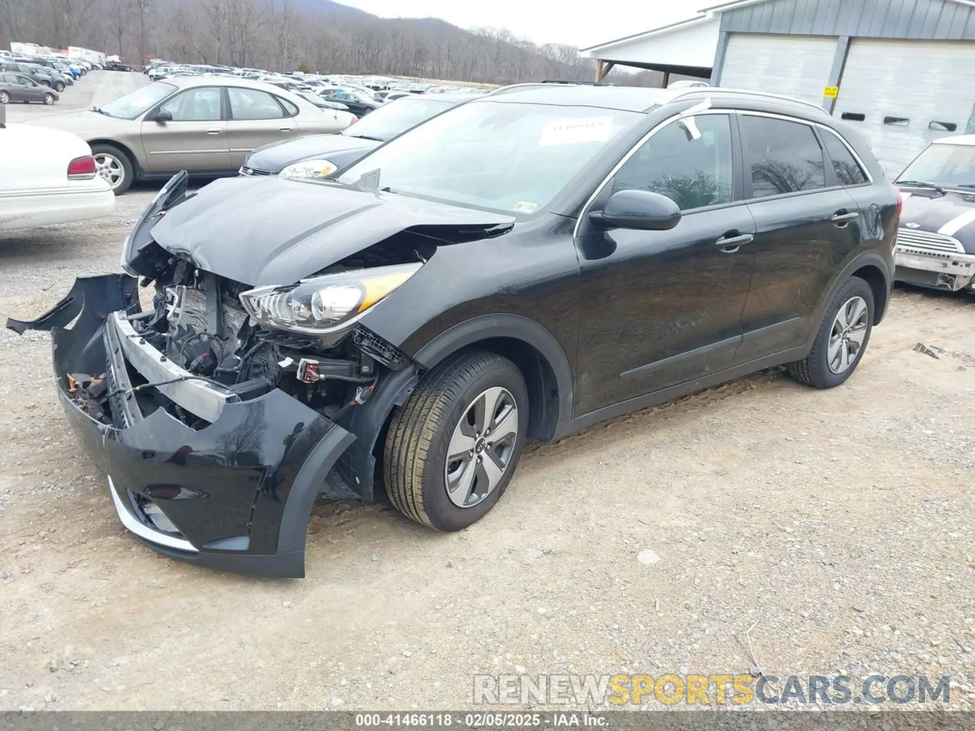 2 Photograph of a damaged car KNDCB3LC4K5326047 KIA NIRO 2019