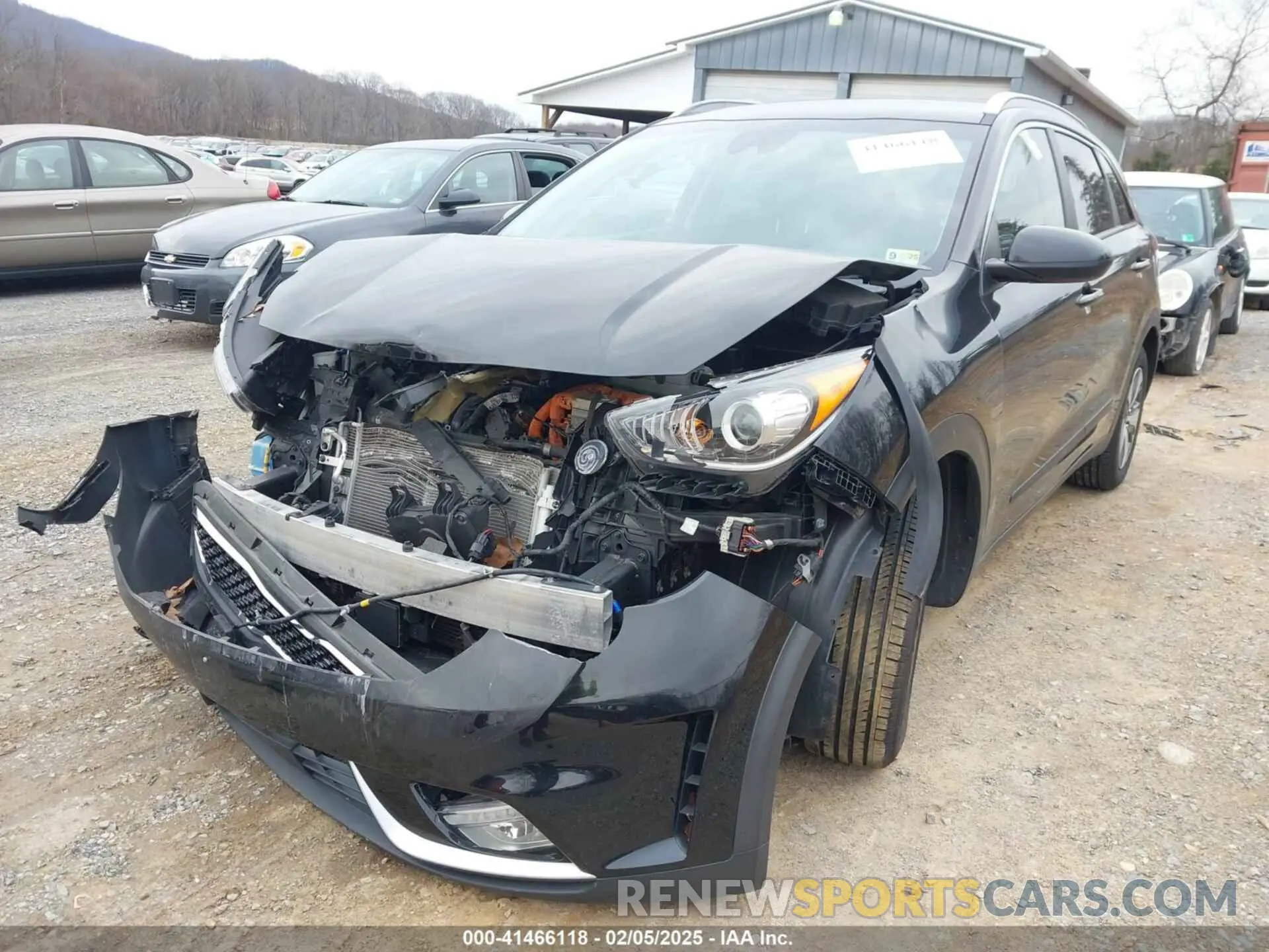 6 Photograph of a damaged car KNDCB3LC4K5326047 KIA NIRO 2019