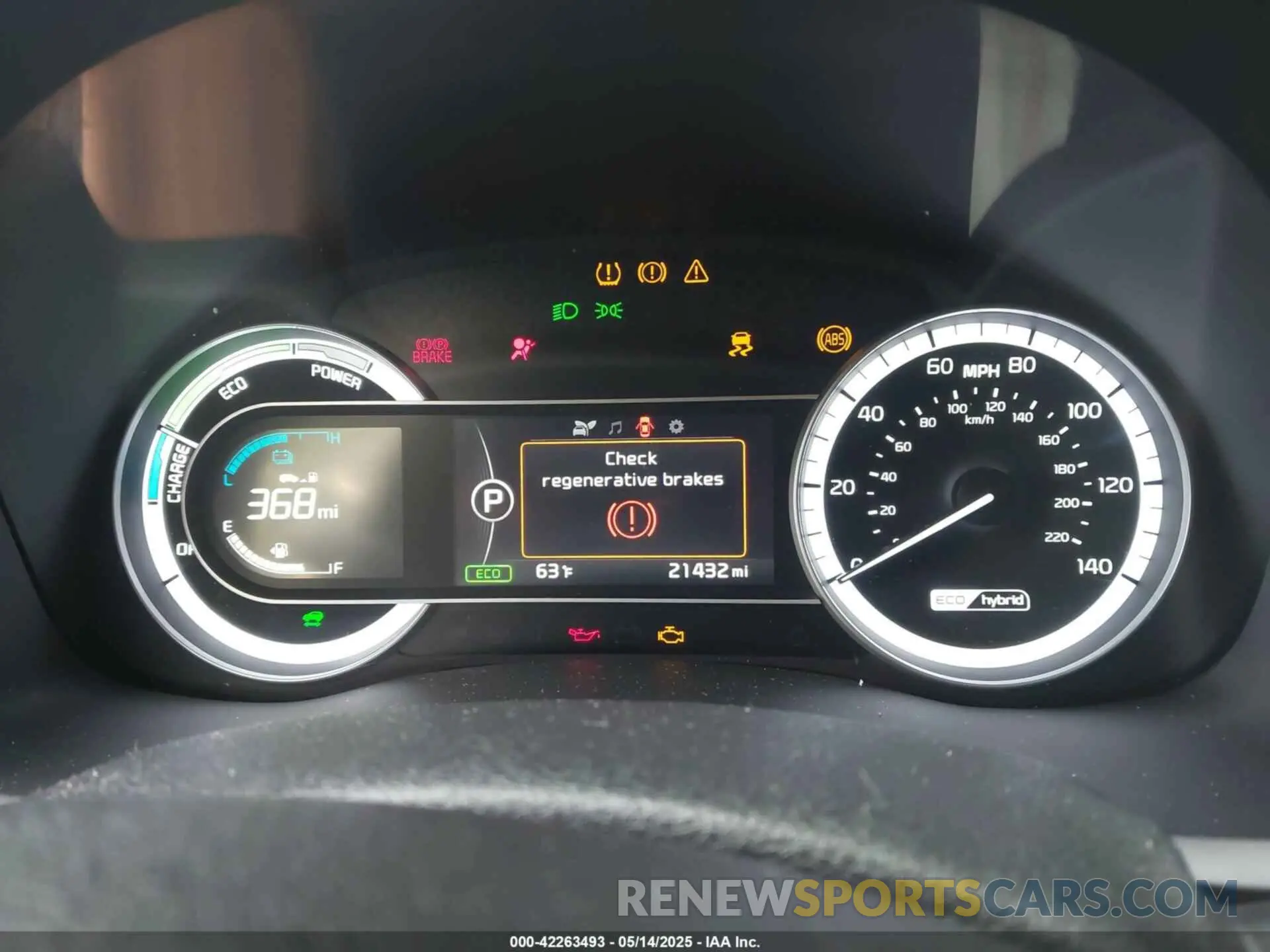 7 Photograph of a damaged car KNDCB3LC4K5339008 KIA NIRO 2019