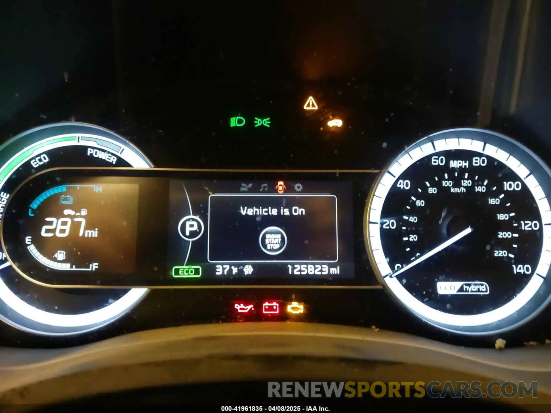 7 Photograph of a damaged car KNDCB3LC5K5328454 KIA NIRO 2019