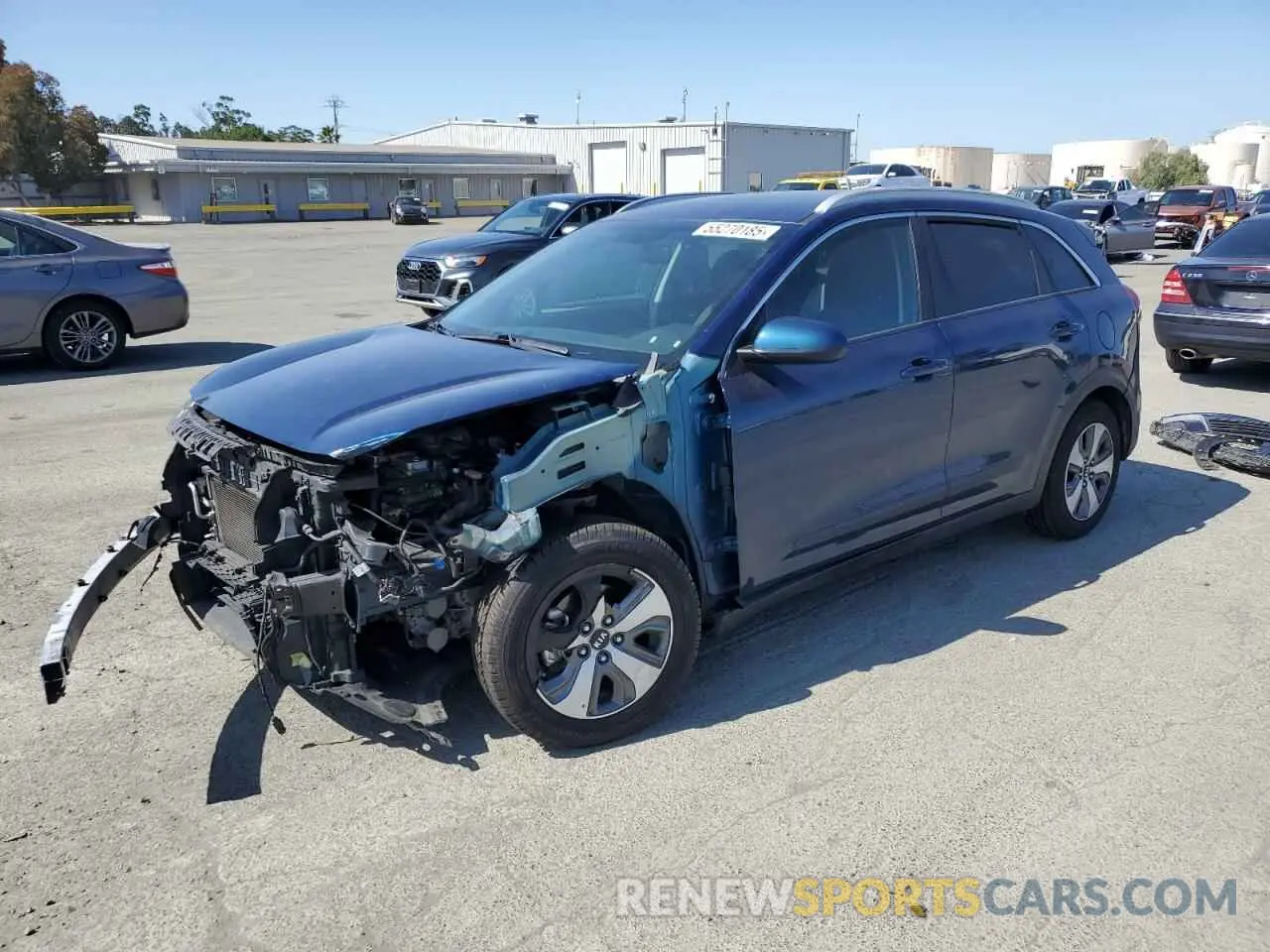 1 Photograph of a damaged car KNDCB3LC6K5251108 KIA NIRO 2019
