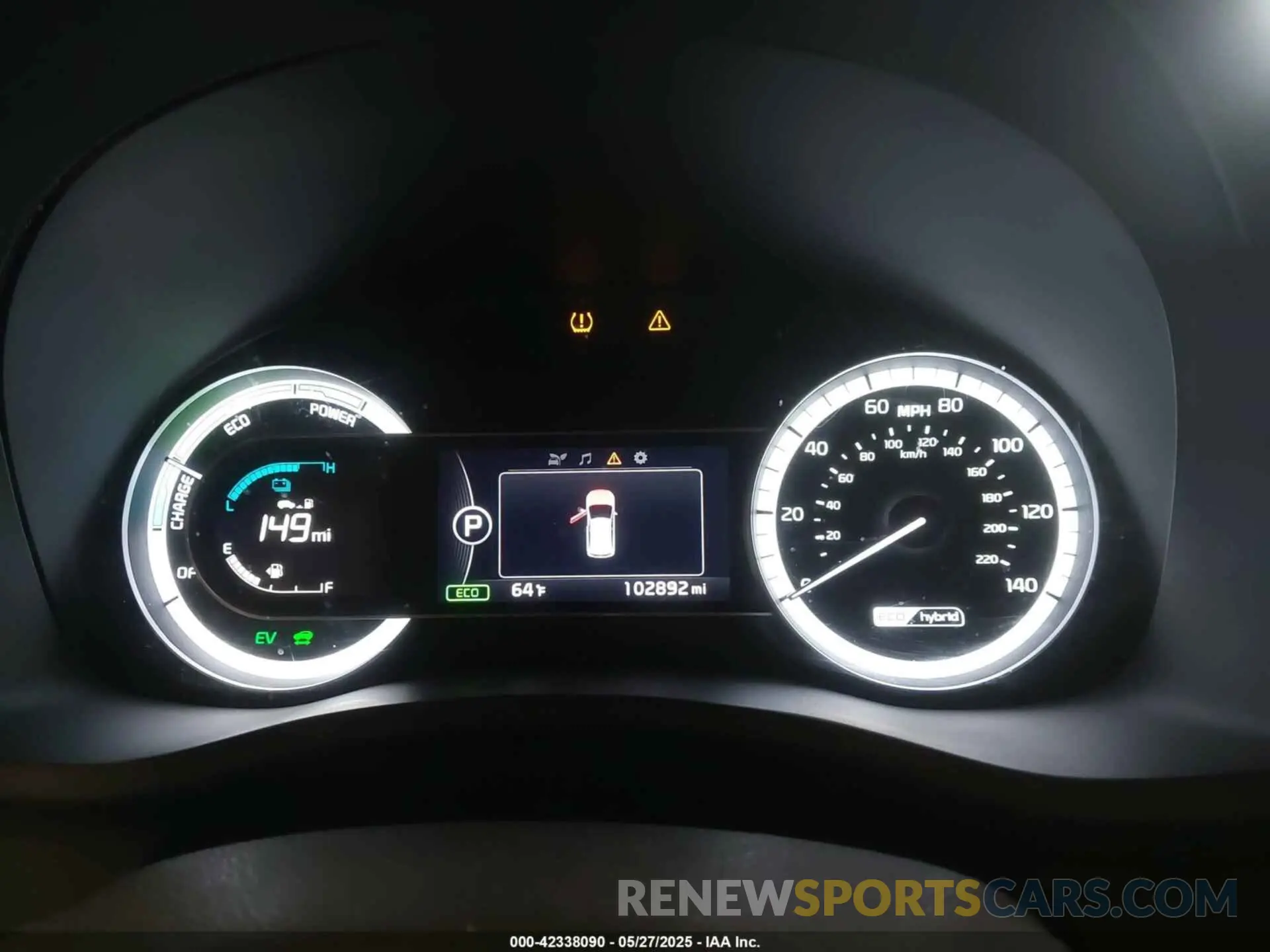 7 Photograph of a damaged car KNDCB3LC6K5252775 KIA NIRO 2019