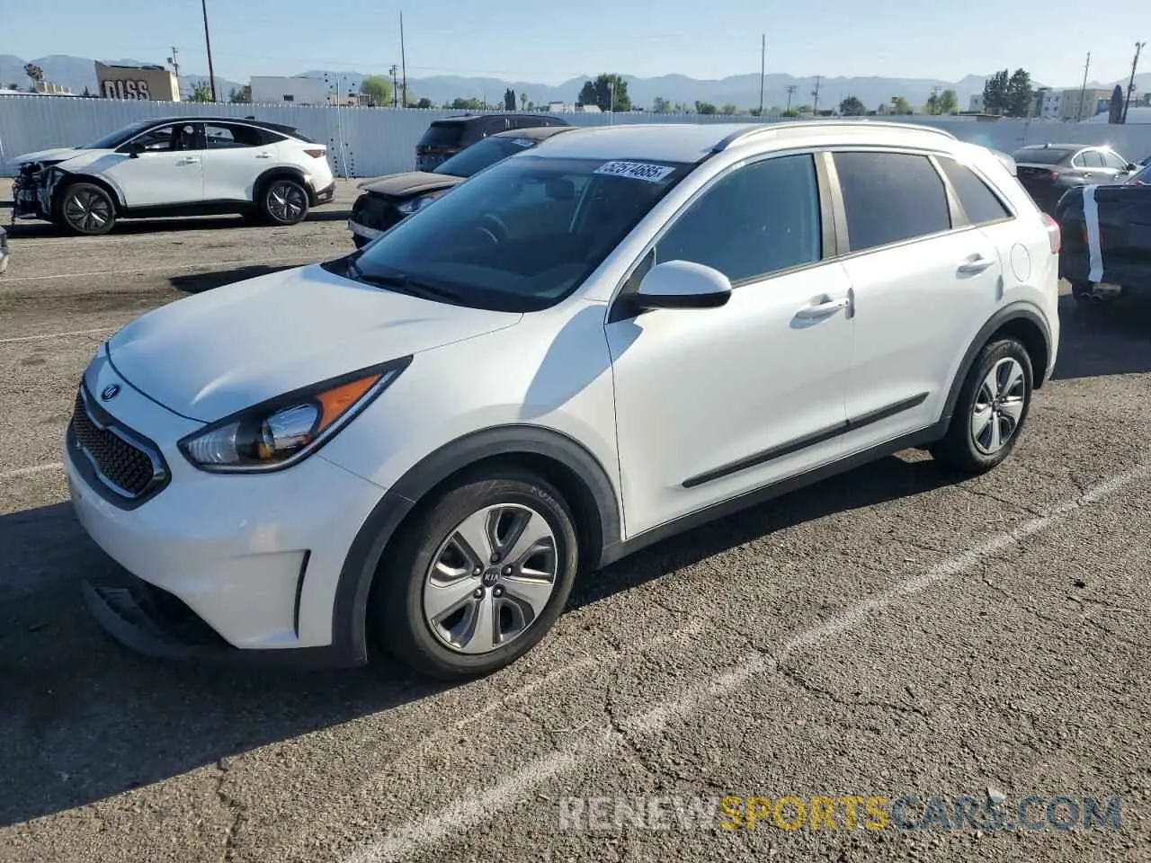 1 Photograph of a damaged car KNDCB3LC6K5253277 KIA NIRO 2019
