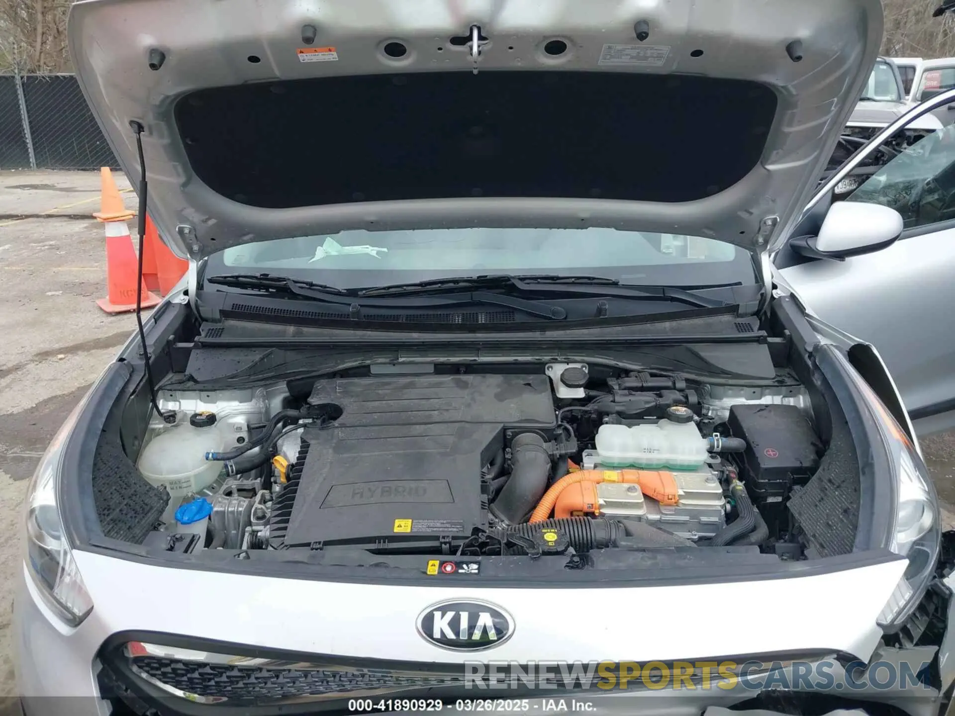 10 Photograph of a damaged car KNDCB3LC7K5233362 KIA NIRO 2019