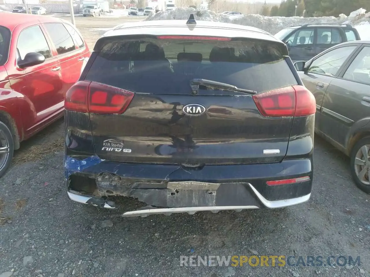 6 Photograph of a damaged car KNDCB3LC7K5257225 KIA NIRO 2019