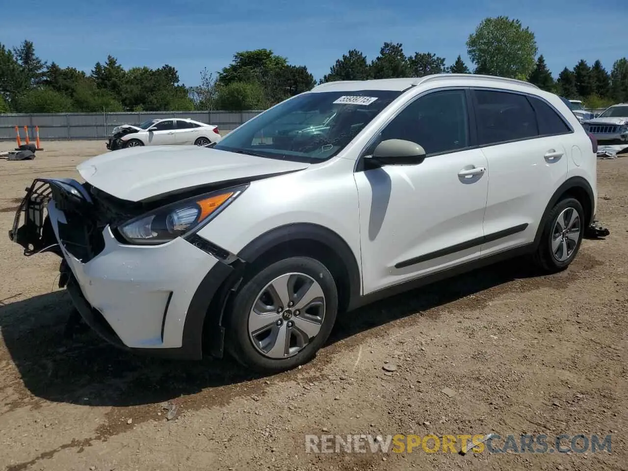 1 Photograph of a damaged car KNDCB3LC7K5346700 KIA NIRO 2019