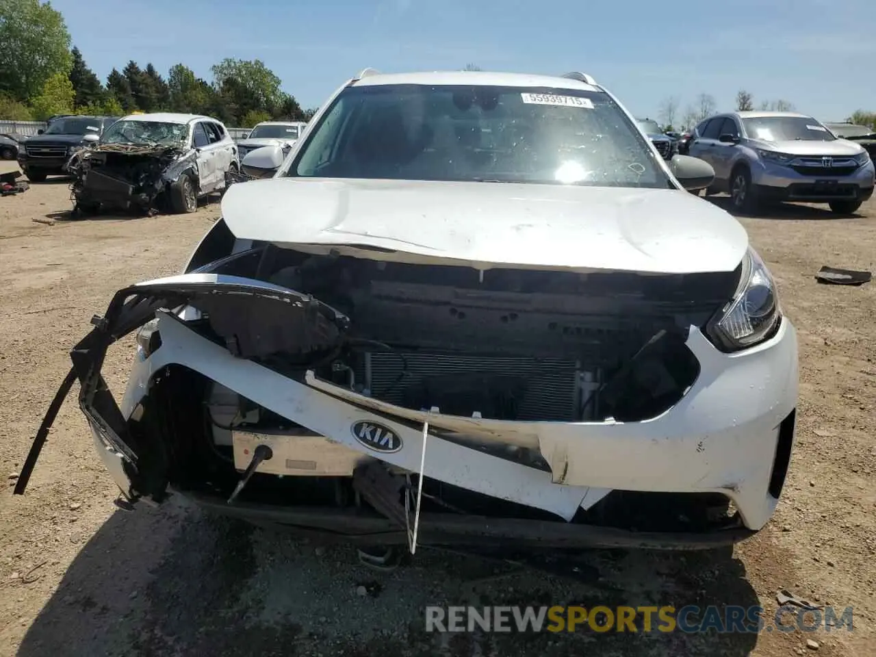 5 Photograph of a damaged car KNDCB3LC7K5346700 KIA NIRO 2019