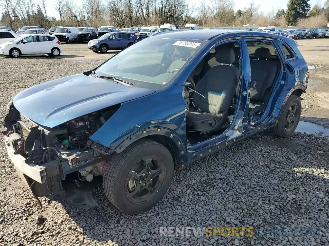 1 Photograph of a damaged car KNDCB3LC8K5241826 KIA NIRO 2019
