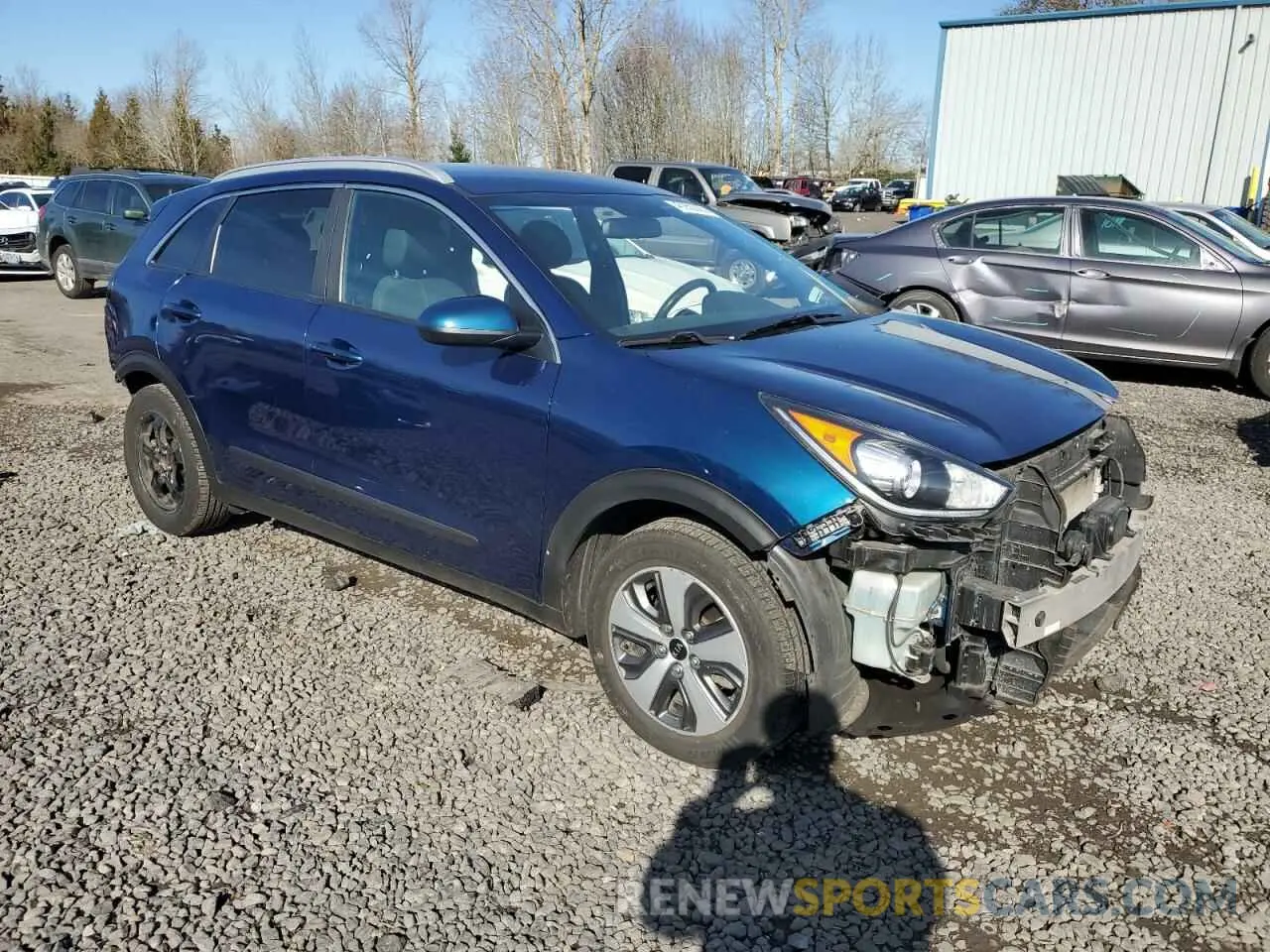 4 Photograph of a damaged car KNDCB3LC8K5241826 KIA NIRO 2019