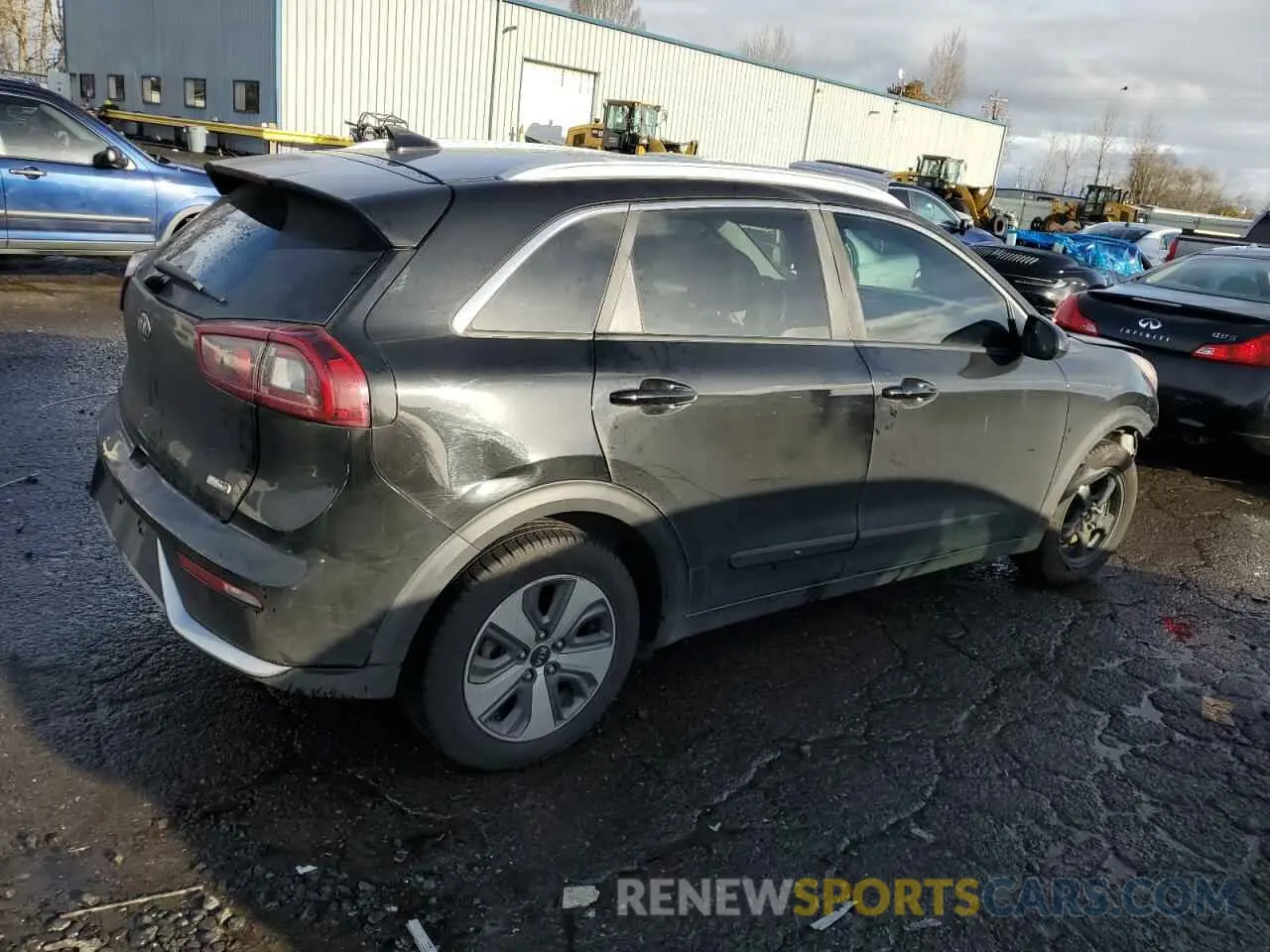 3 Photograph of a damaged car KNDCB3LC8K5264474 KIA NIRO 2019