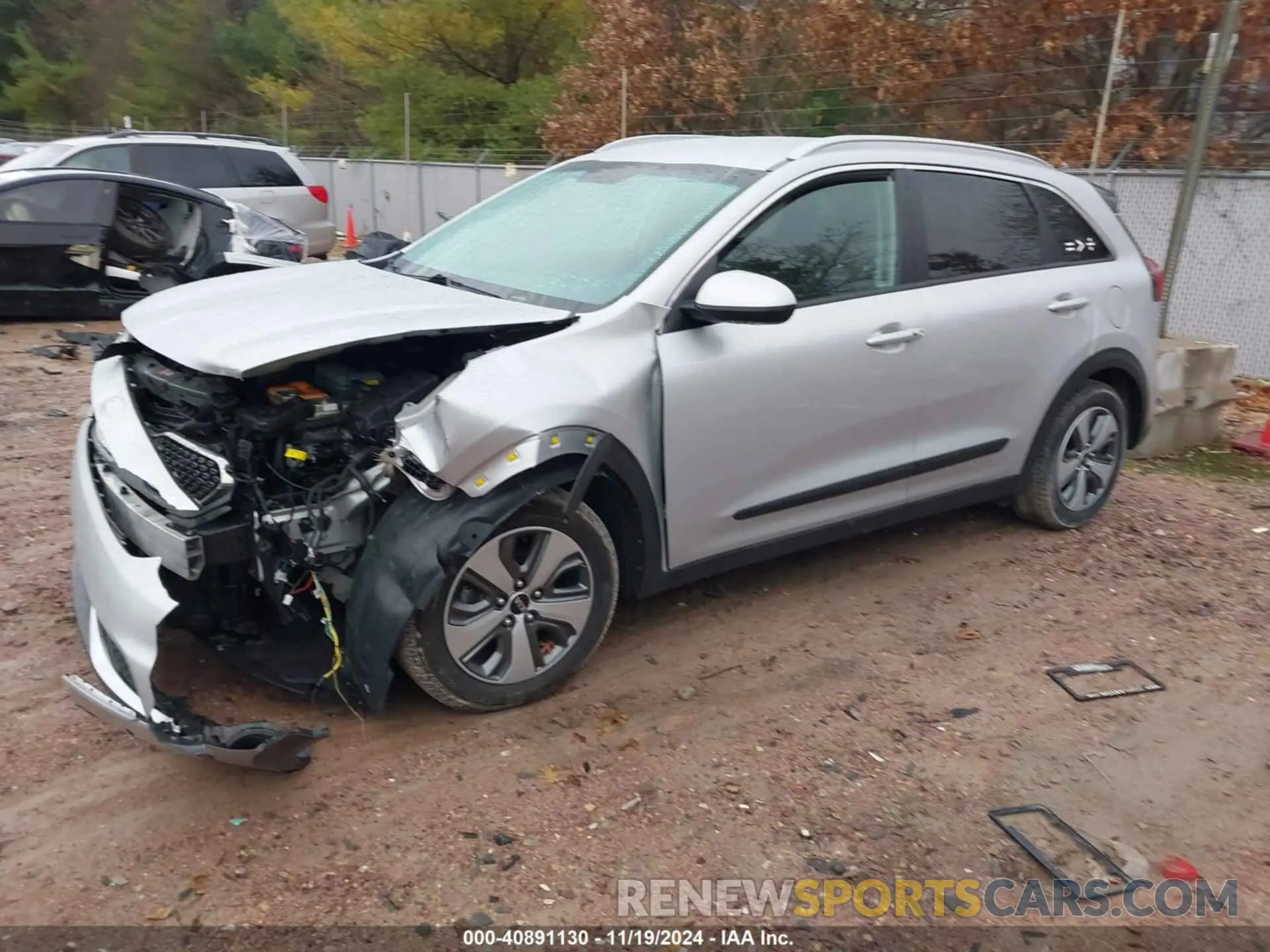 2 Photograph of a damaged car KNDCB3LCXK5349252 KIA NIRO 2019