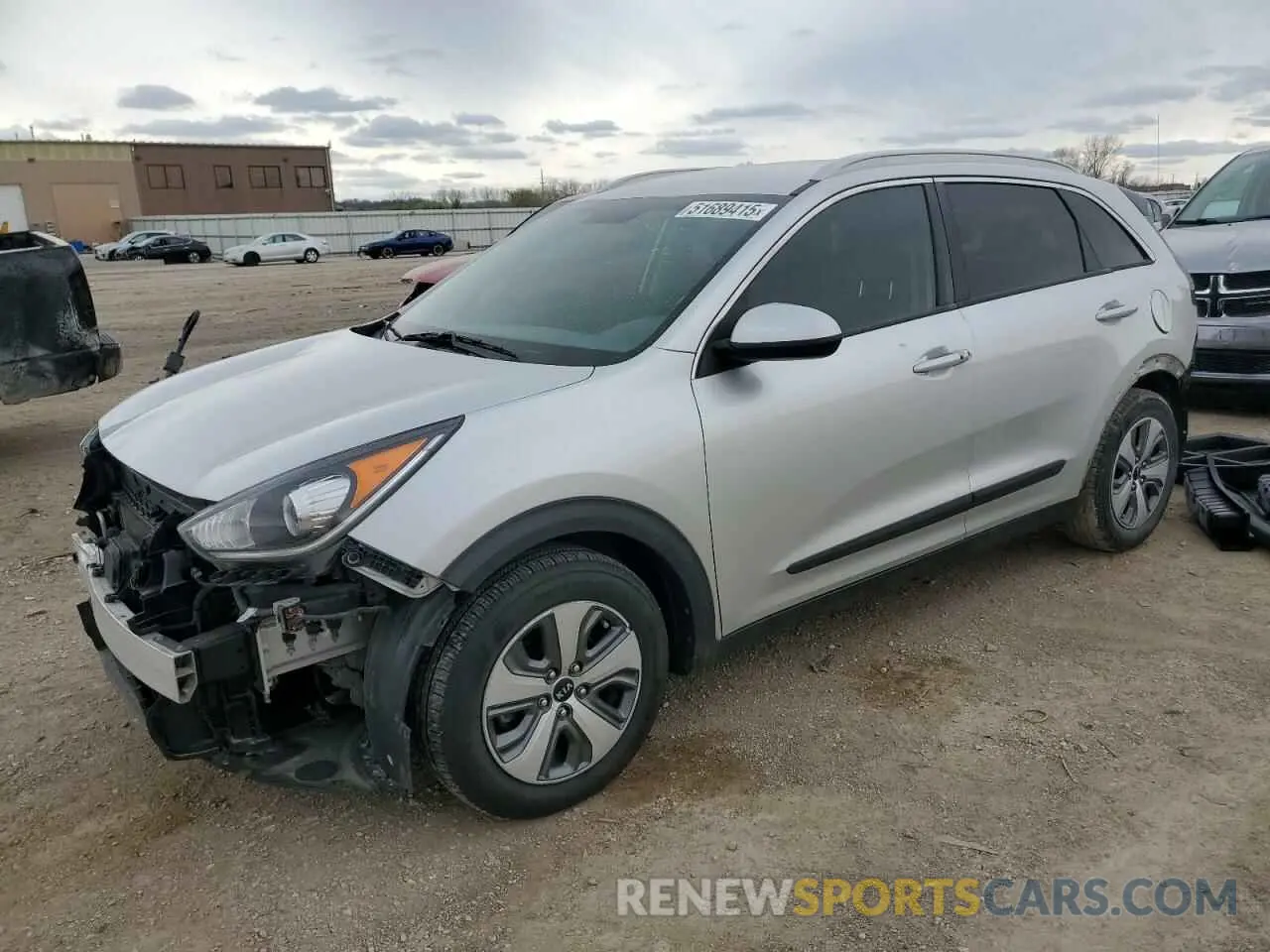 1 Photograph of a damaged car KNDCB3LCXK5351132 KIA NIRO 2019
