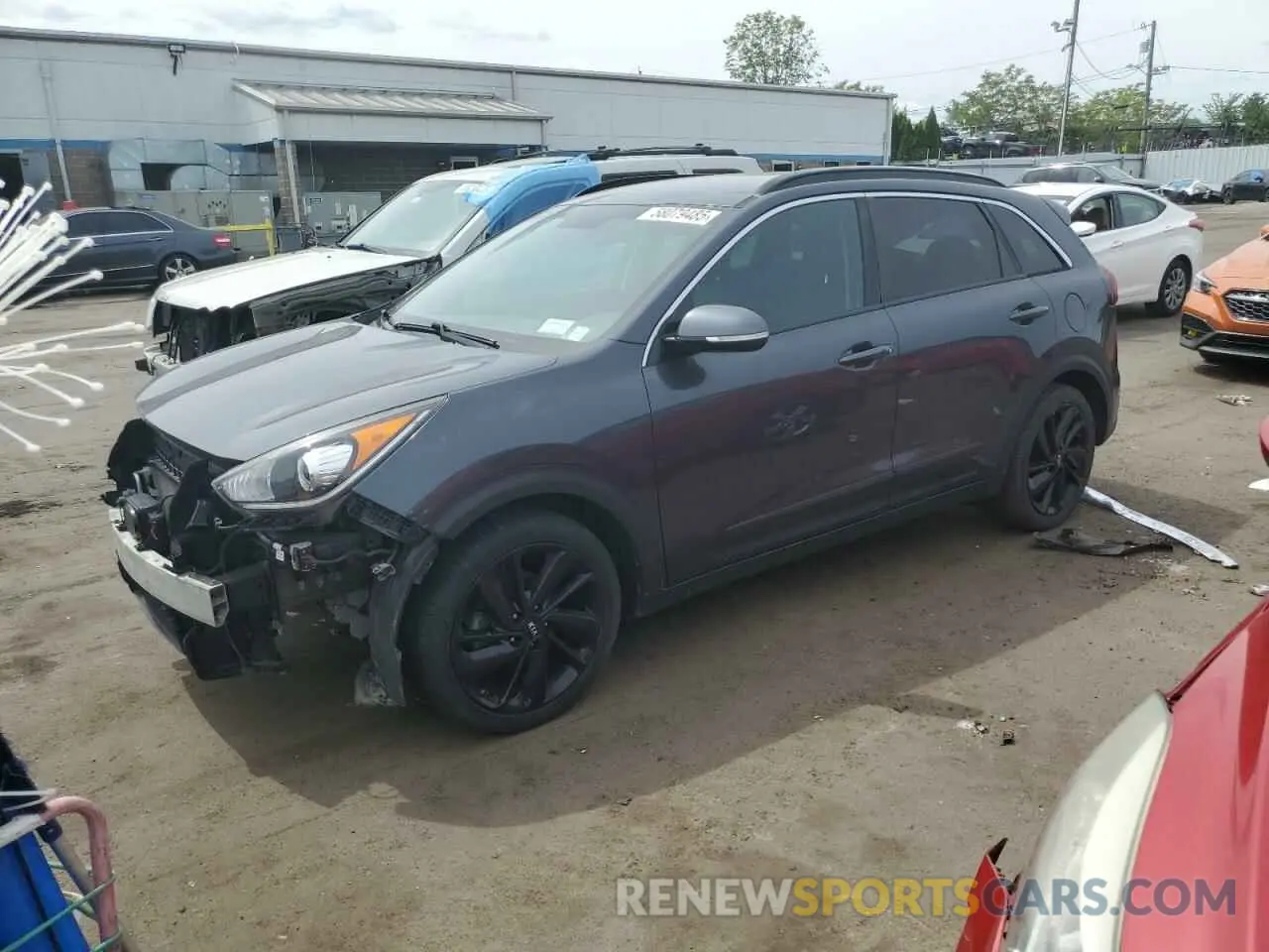 1 Photograph of a damaged car KNDCC3LC0K5223334 KIA NIRO 2019