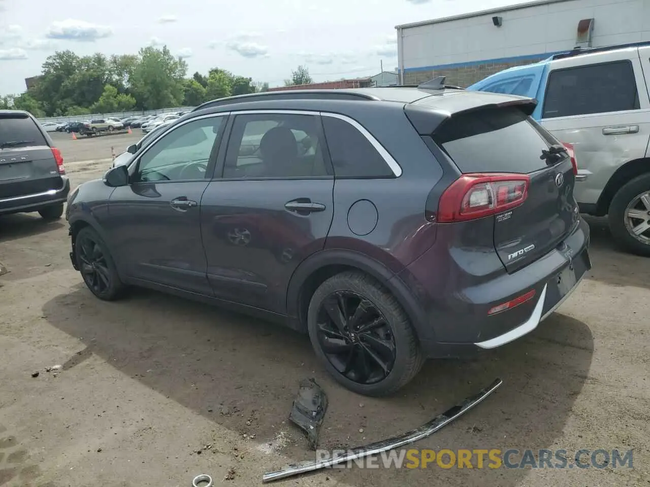 2 Photograph of a damaged car KNDCC3LC0K5223334 KIA NIRO 2019