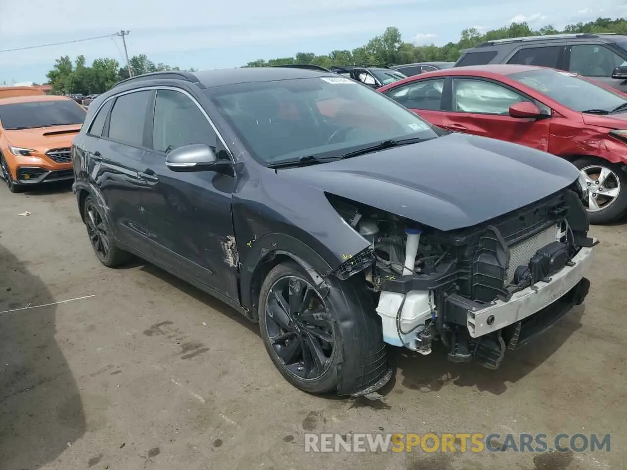4 Photograph of a damaged car KNDCC3LC0K5223334 KIA NIRO 2019