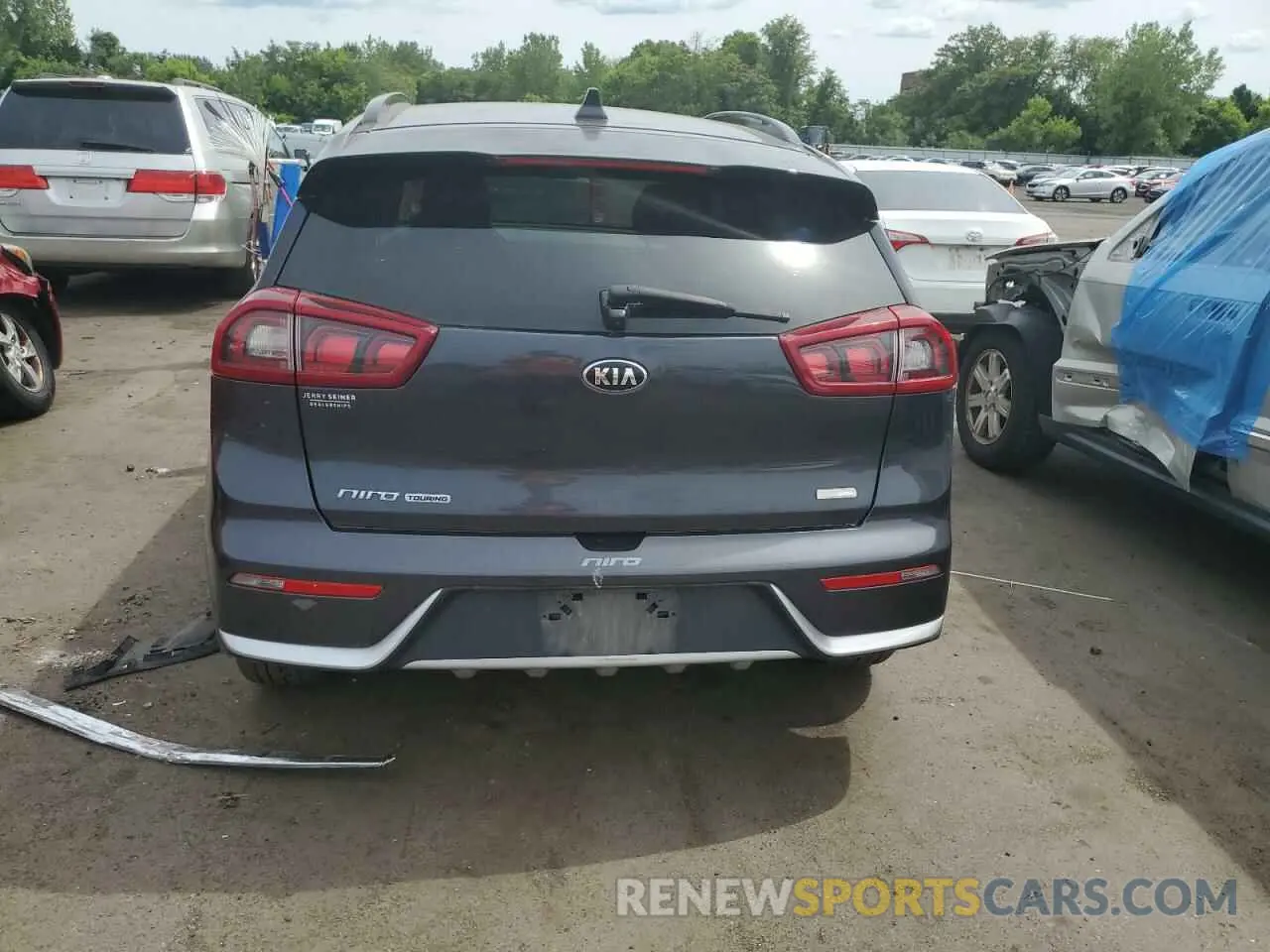 6 Photograph of a damaged car KNDCC3LC0K5223334 KIA NIRO 2019