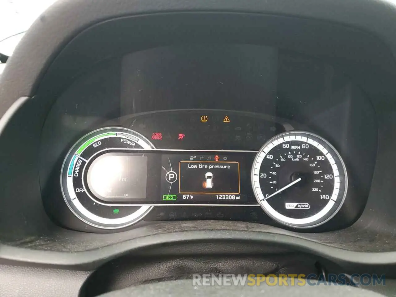 9 Photograph of a damaged car KNDCC3LC1K5250848 KIA NIRO 2019