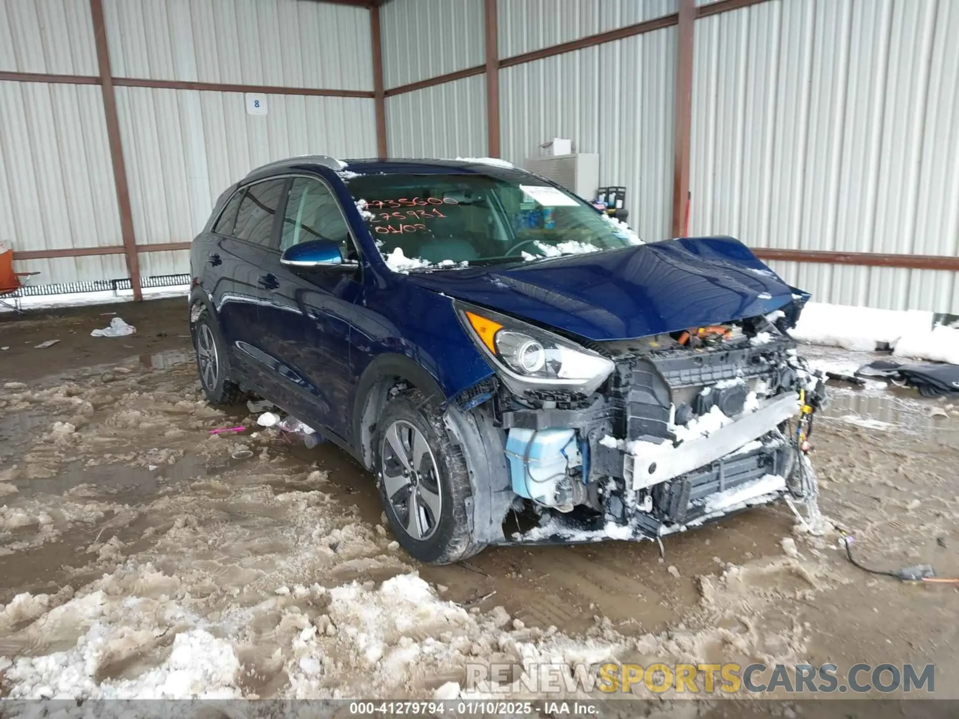1 Photograph of a damaged car KNDCC3LC3K5275931 KIA NIRO 2019