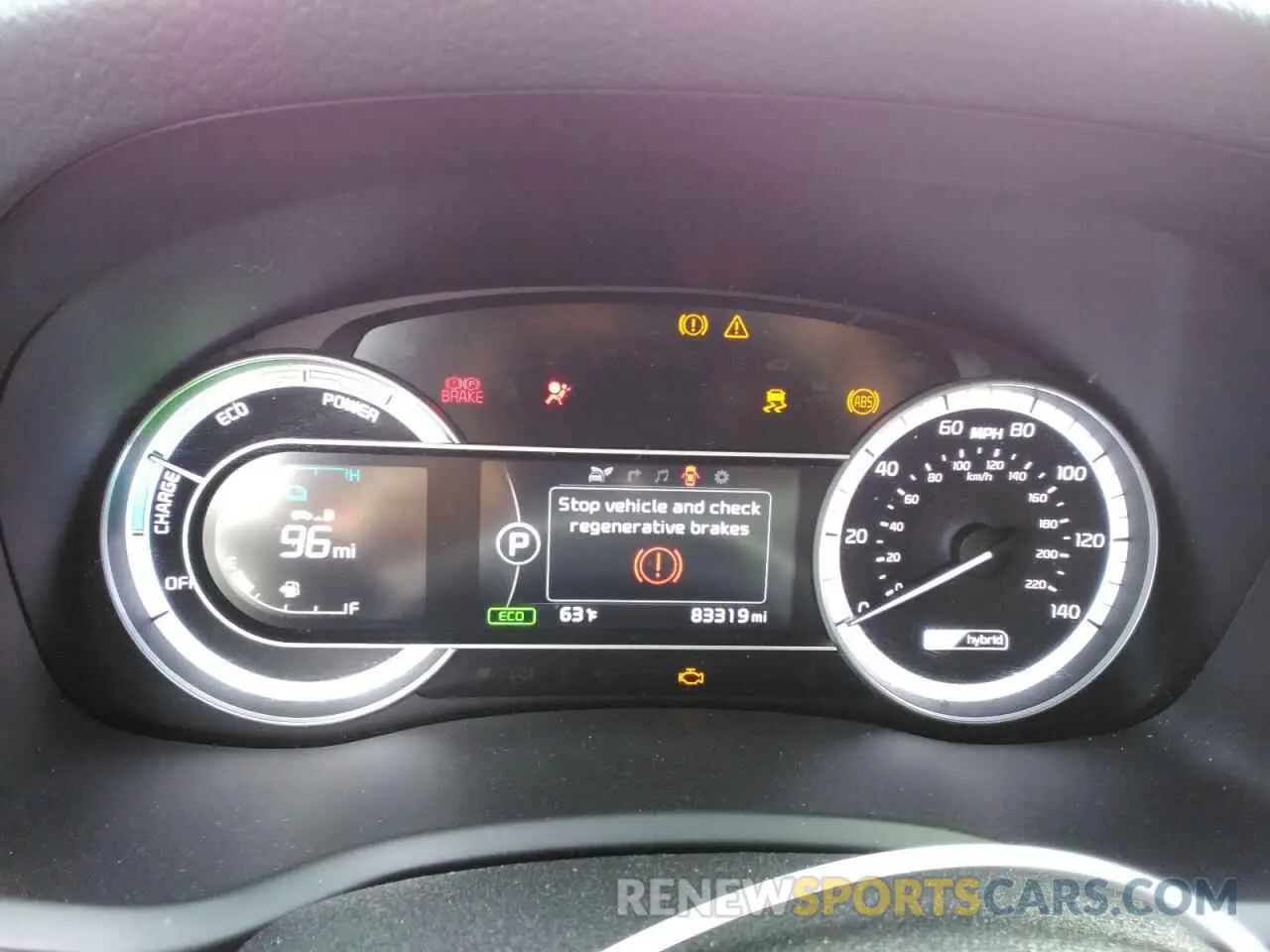 9 Photograph of a damaged car KNDCC3LC4K5222283 KIA NIRO 2019
