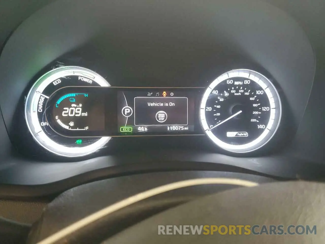 9 Photograph of a damaged car KNDCC3LC4K5223661 KIA NIRO 2019