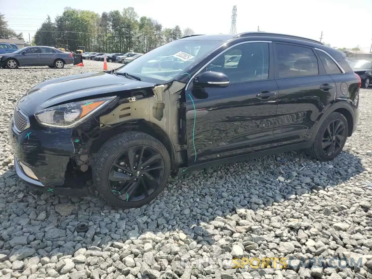 1 Photograph of a damaged car KNDCC3LC7K5251812 KIA NIRO 2019